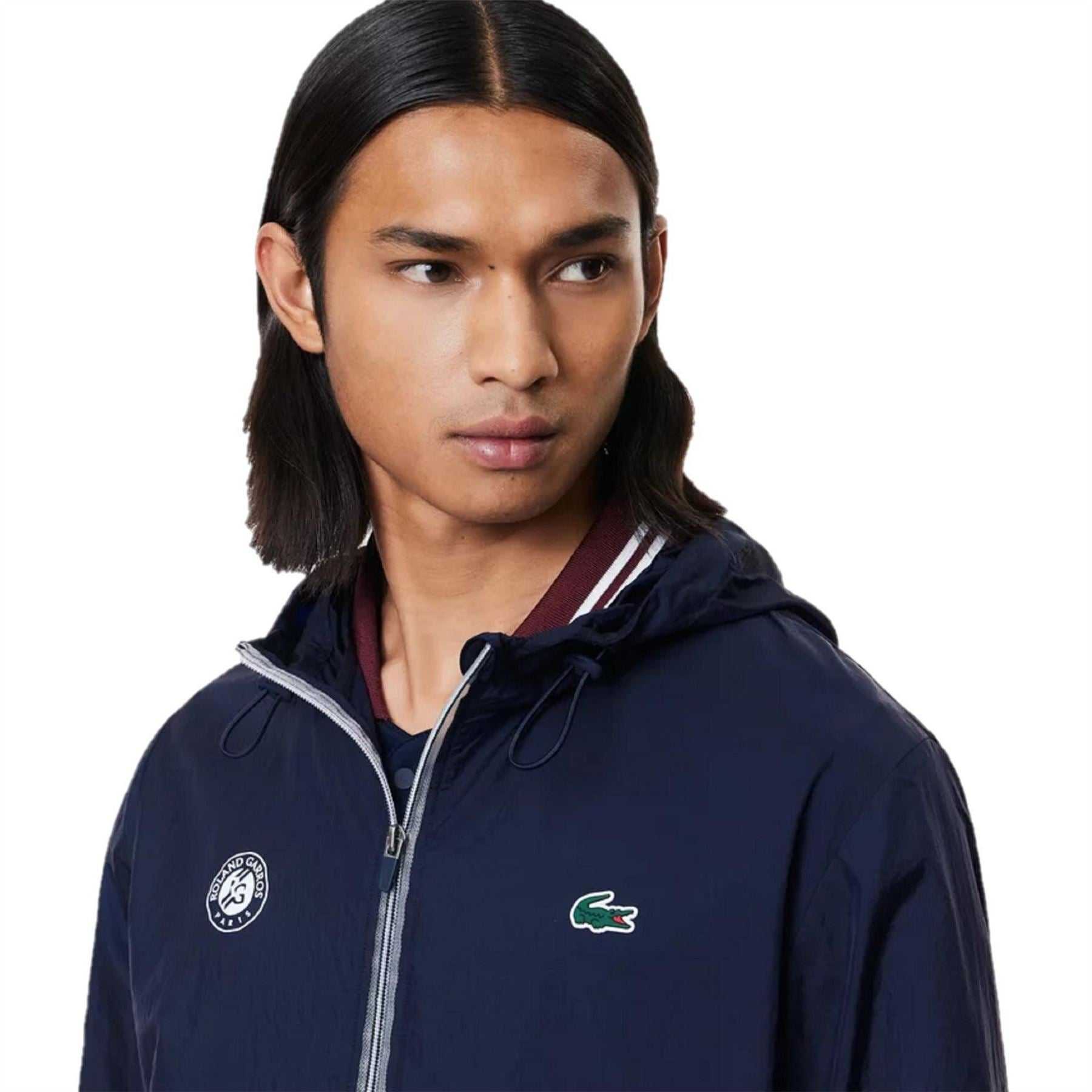 Lacoste Water Resistant Lightweight Rain Anorak