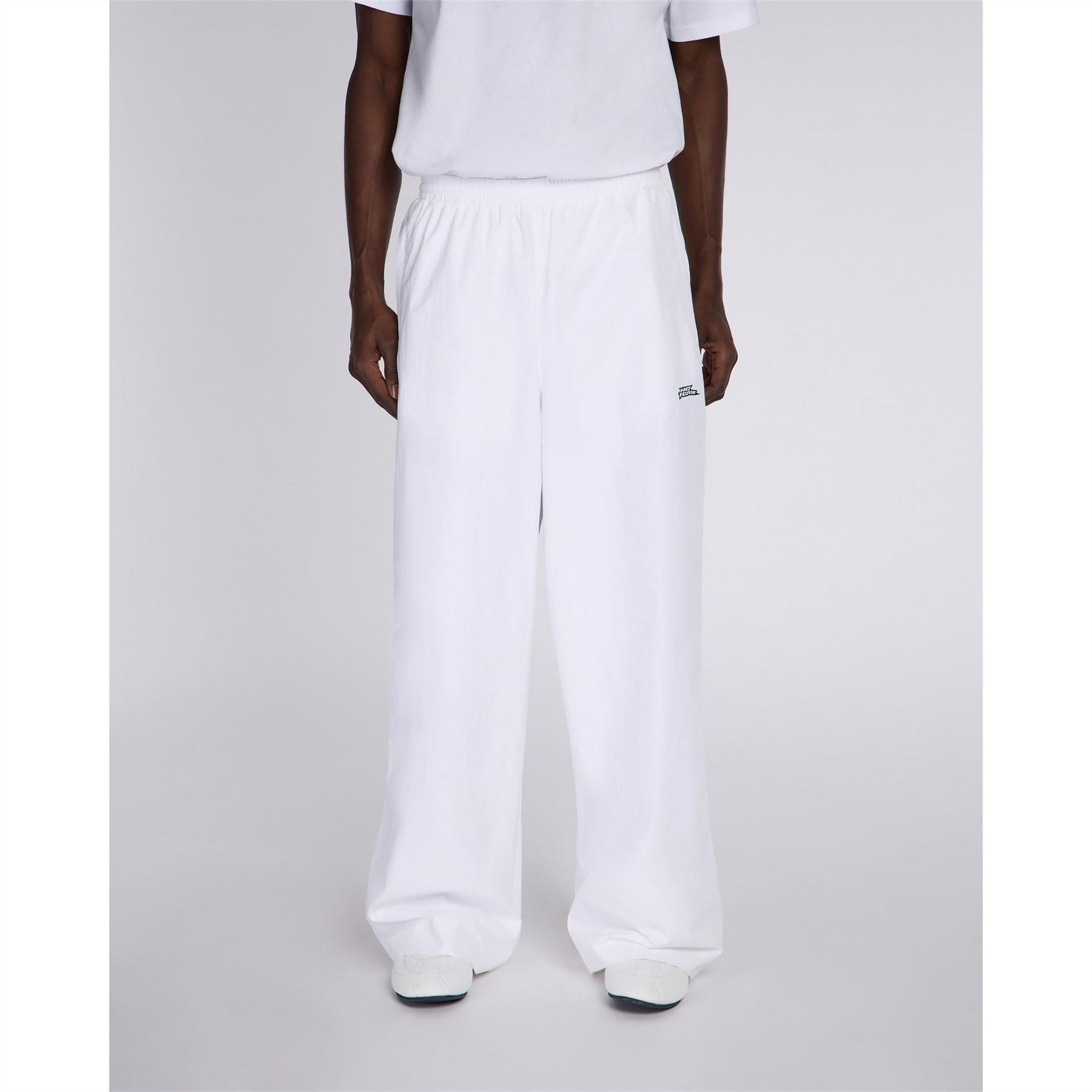 No Fear Solid Patterned Straight Track Pants