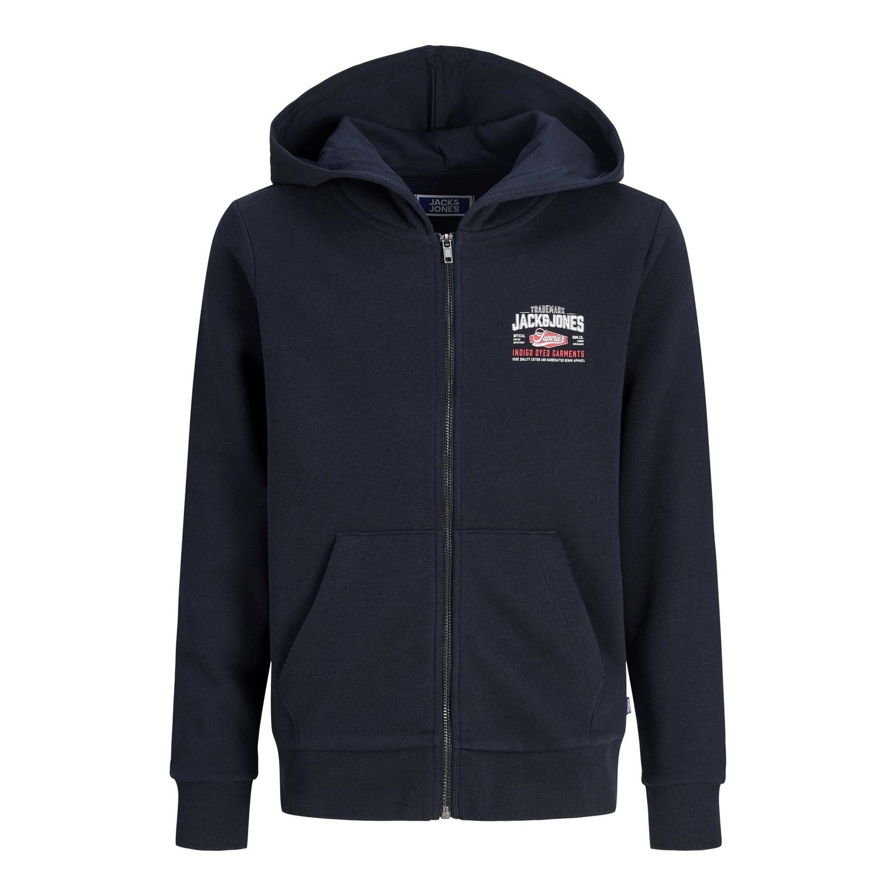 Jack and Jones Kids Wordmark Kangaroo Pocket Hoodie