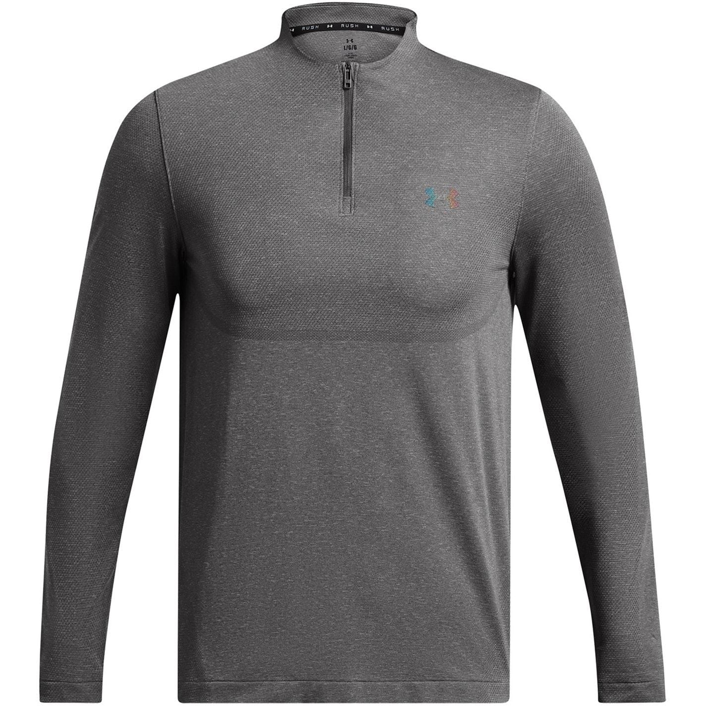 Under Armour Zip Neck Long Sleeve Regular Fit T-Shirt