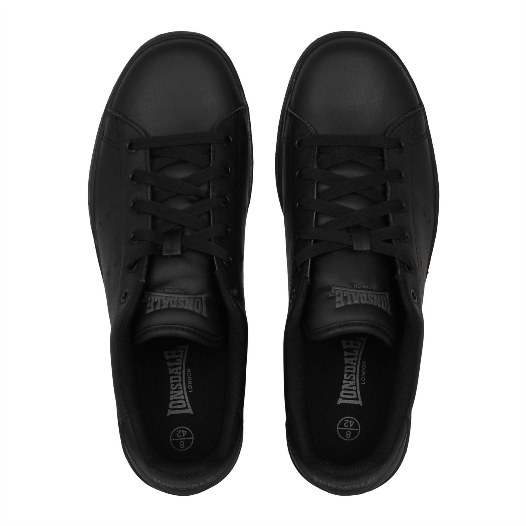 Lonsdale Mens Leyton Leather Trainers