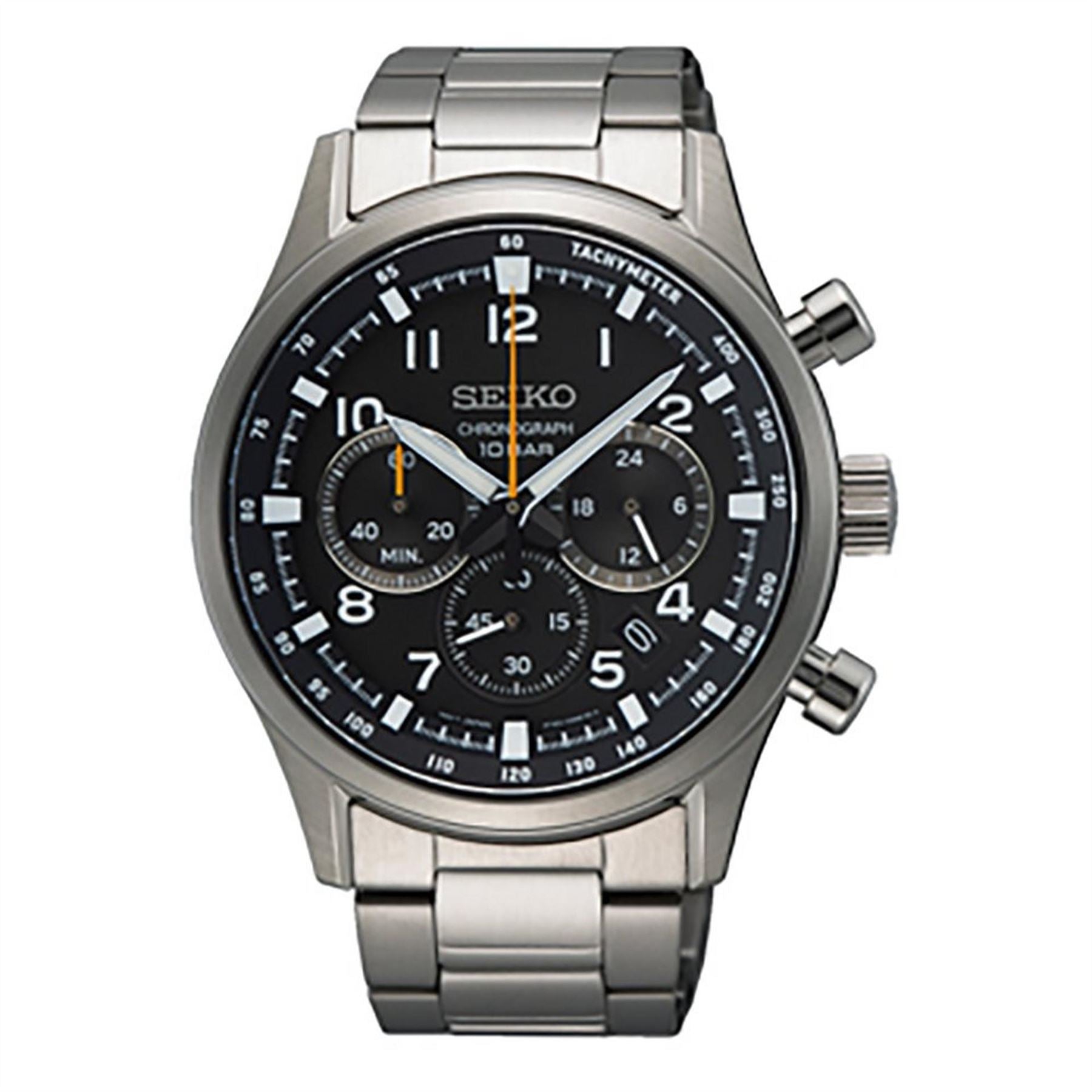 Seiko Sport Analogue Steel Bracelet Watch
