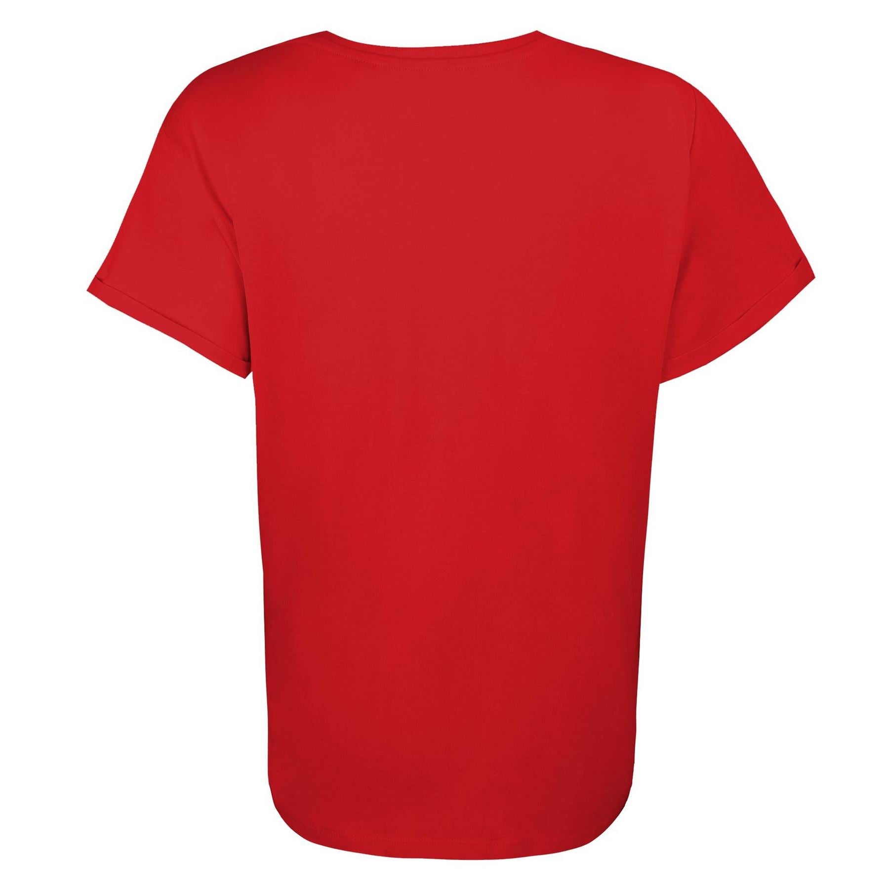 Disney Mickey Mouse Heart Graphic Rolled Cuff T-Shirt