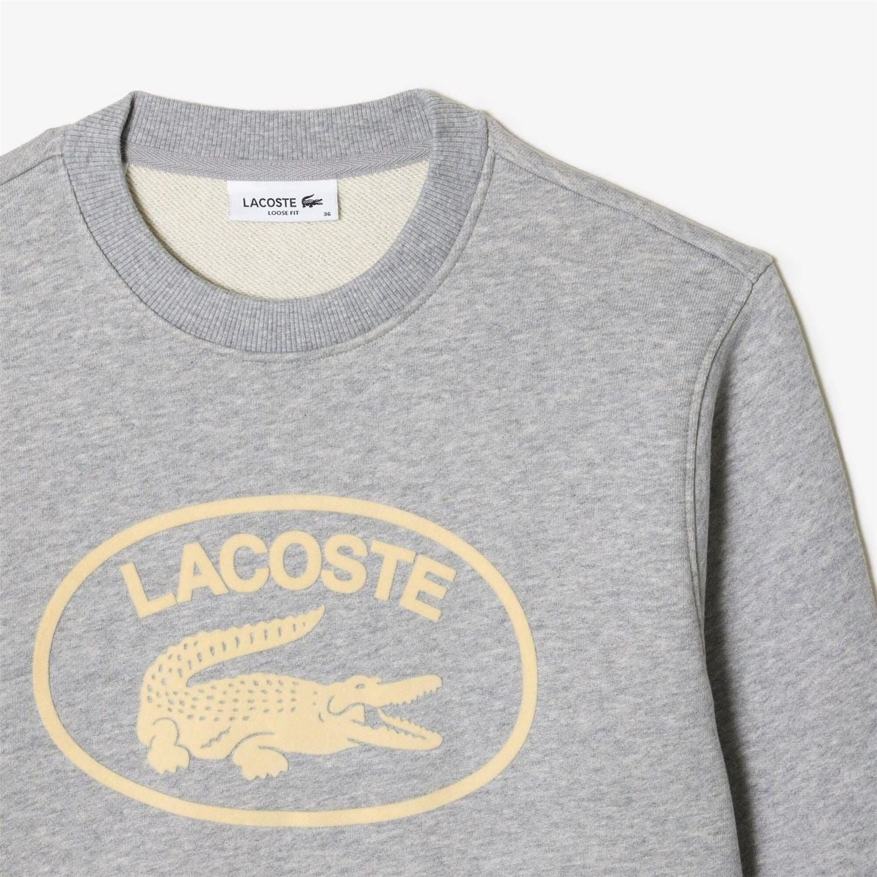 Lacoste Fit Organic Cotton Fleece Sweatshirt