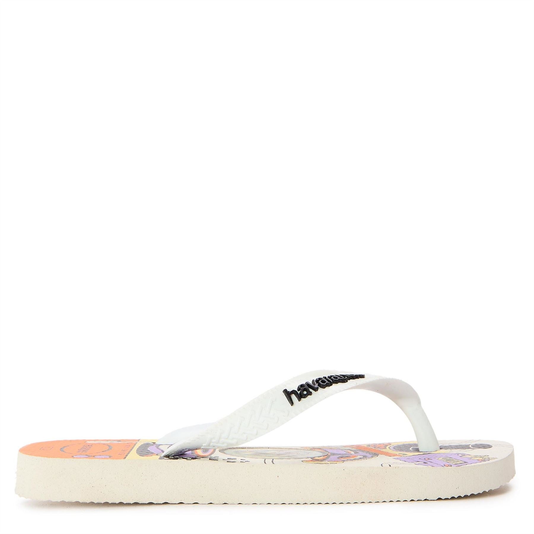 Havaianas Kids Top Holographic White Flip Flops