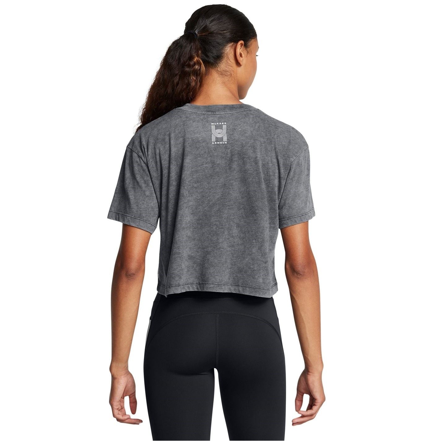 Under Armour Run Relaxed Fit Cropped Short Sleeve Competition T-Shirt