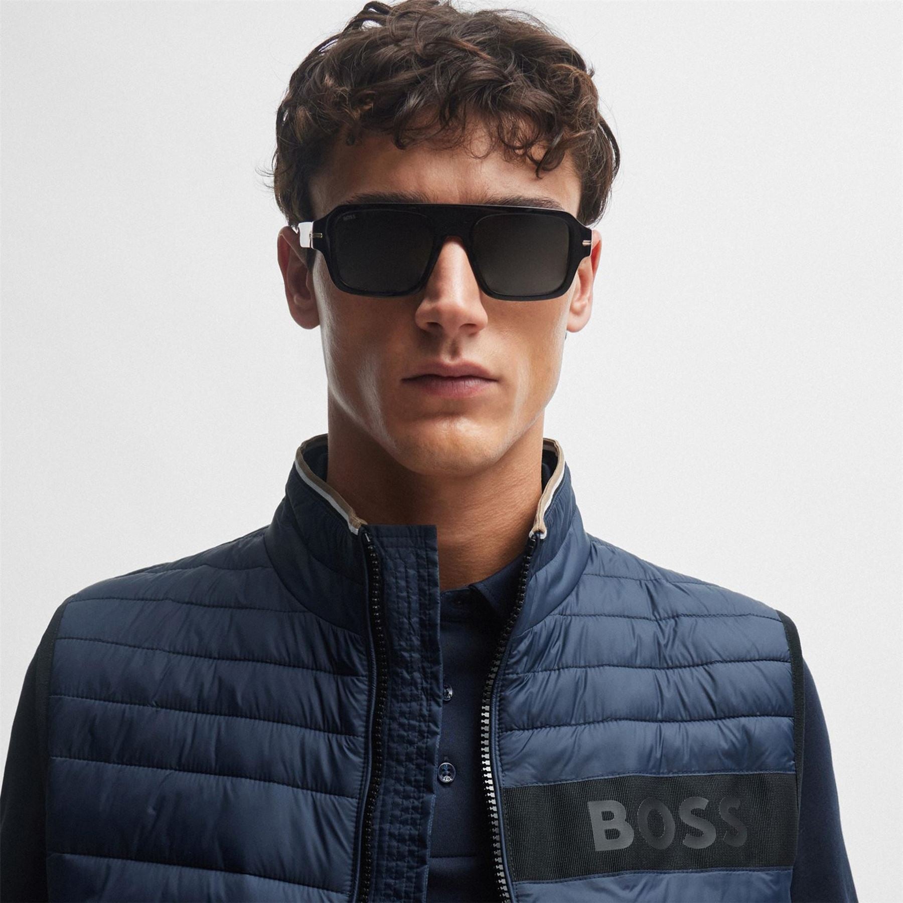 Boss Darolan Solid Patterned Gilet