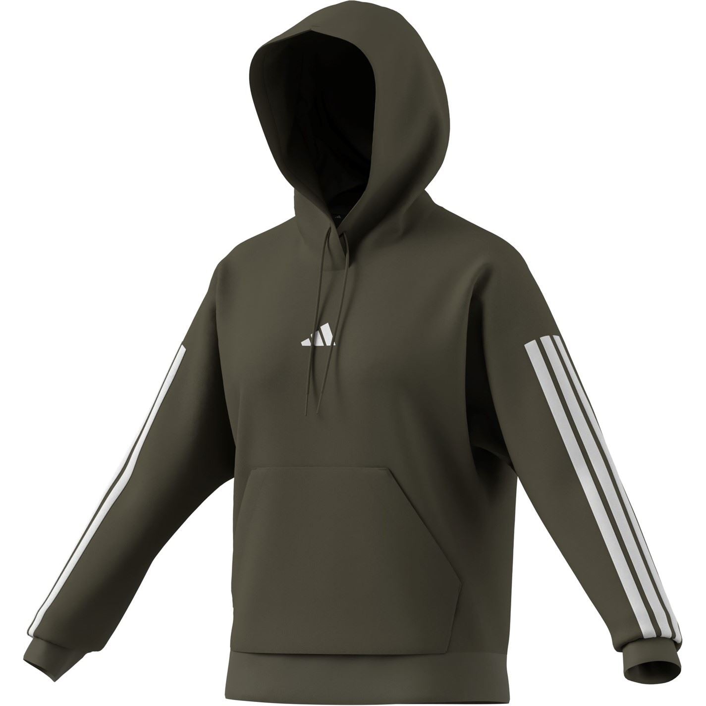 adidas Essentials 3 Stripes Fleece Hoodie