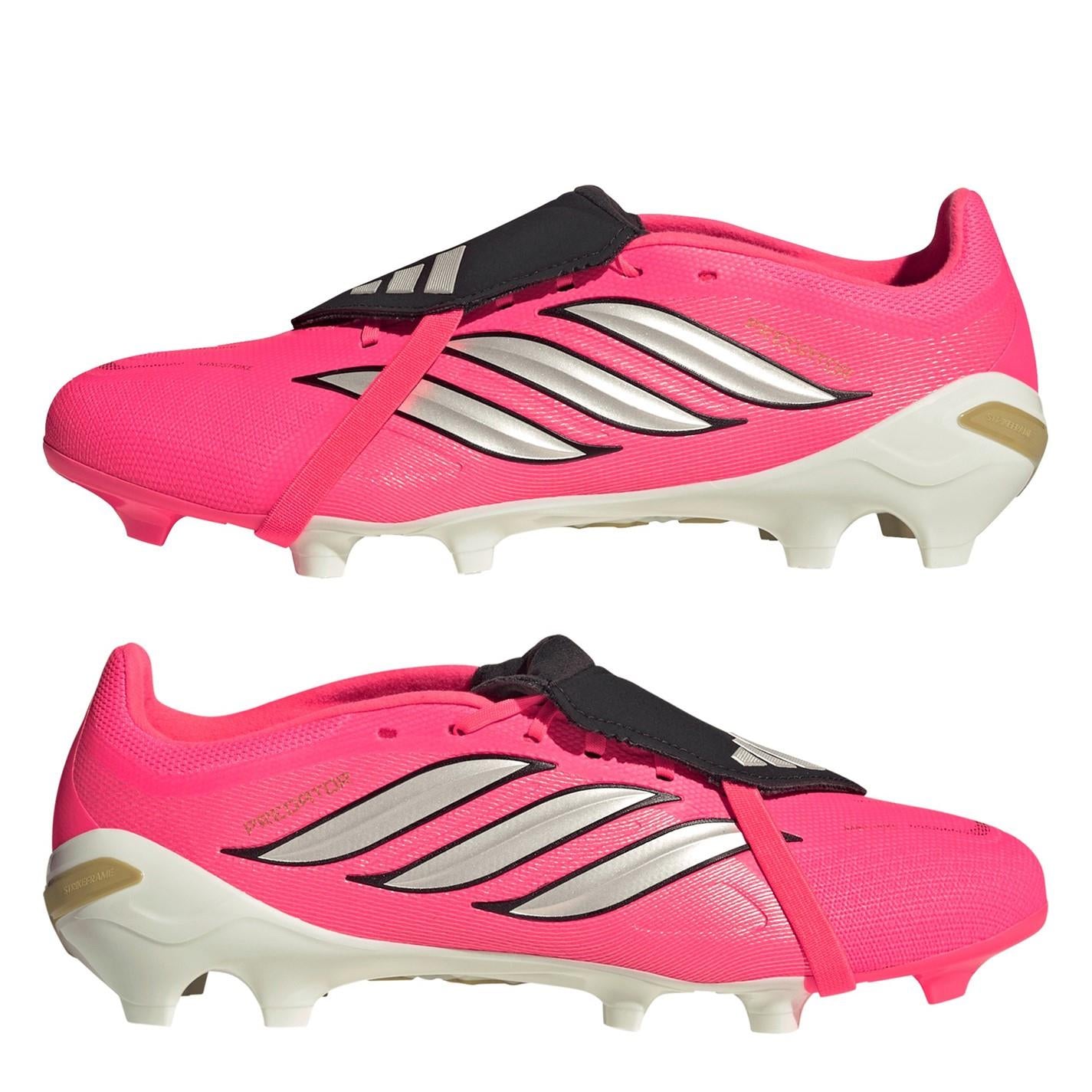 adidas Mens Predator Fold Over Tongue Academy Firm Ground Football Boots