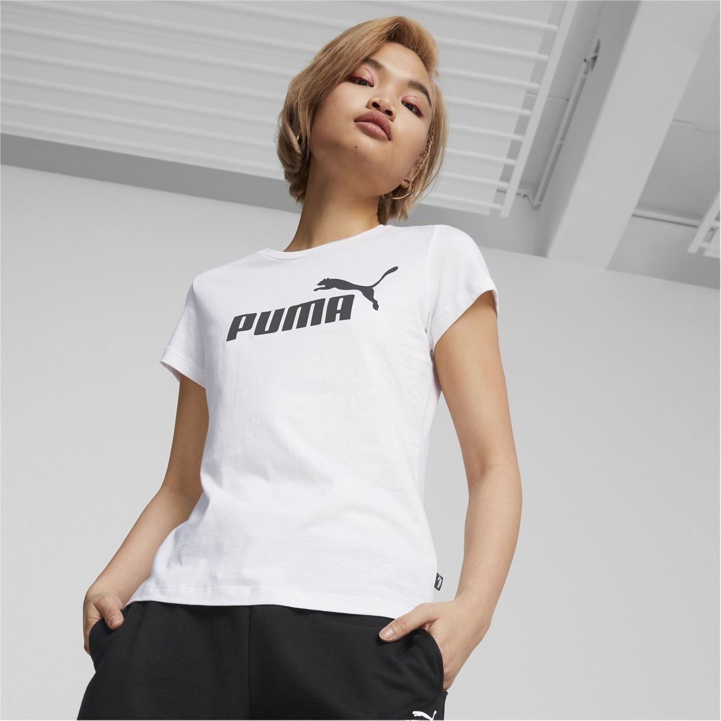 Puma Text Graphic Crew Neck Regular Fit T-Shirt
