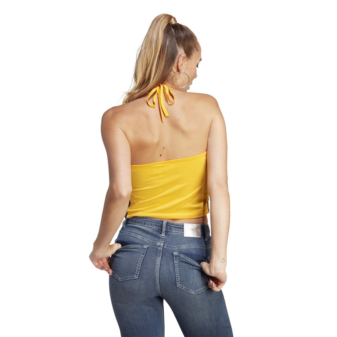 adidas Originals Cropped Halter Tank Top