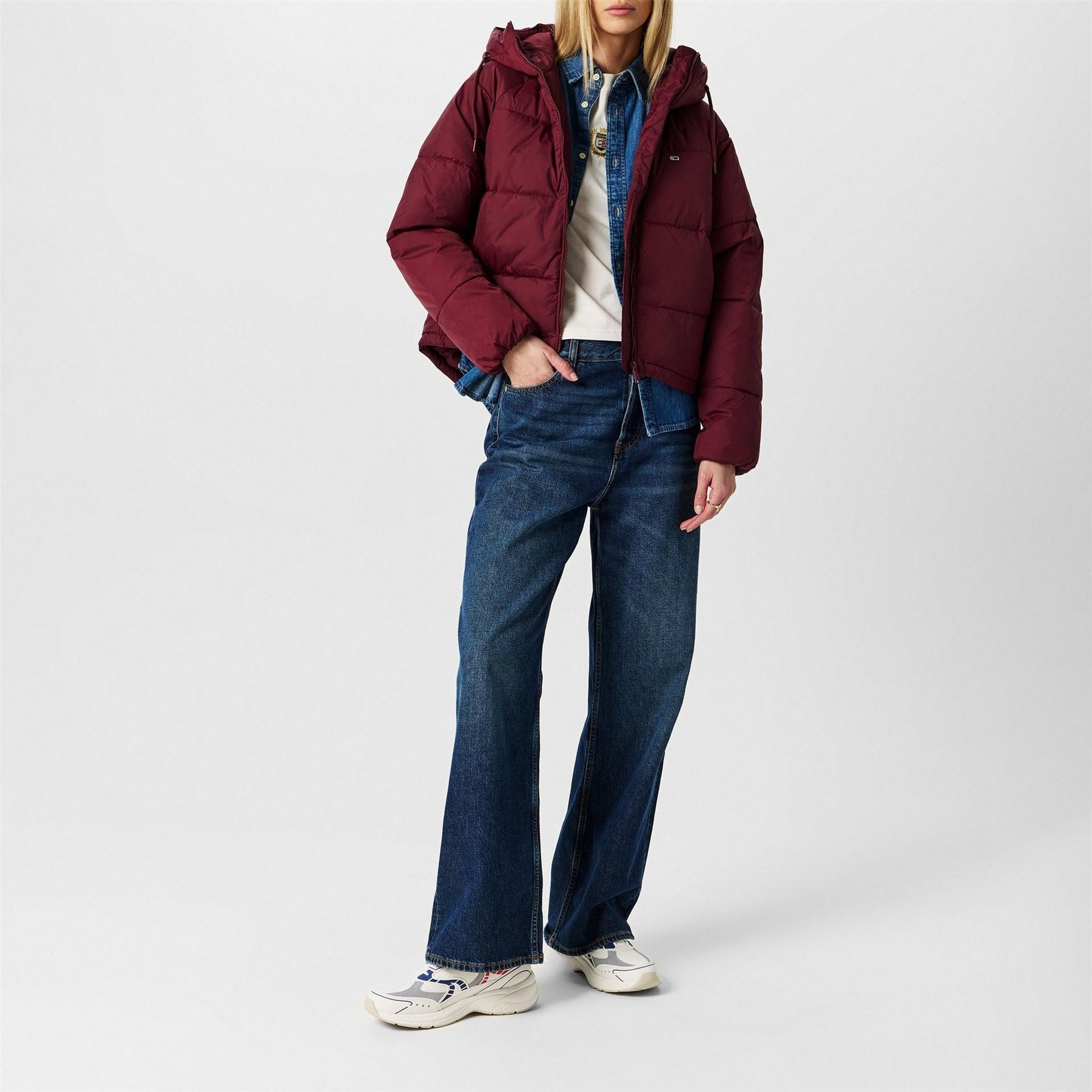 Tommy Jeans  Recycled Hooded Short Puffer Jacket