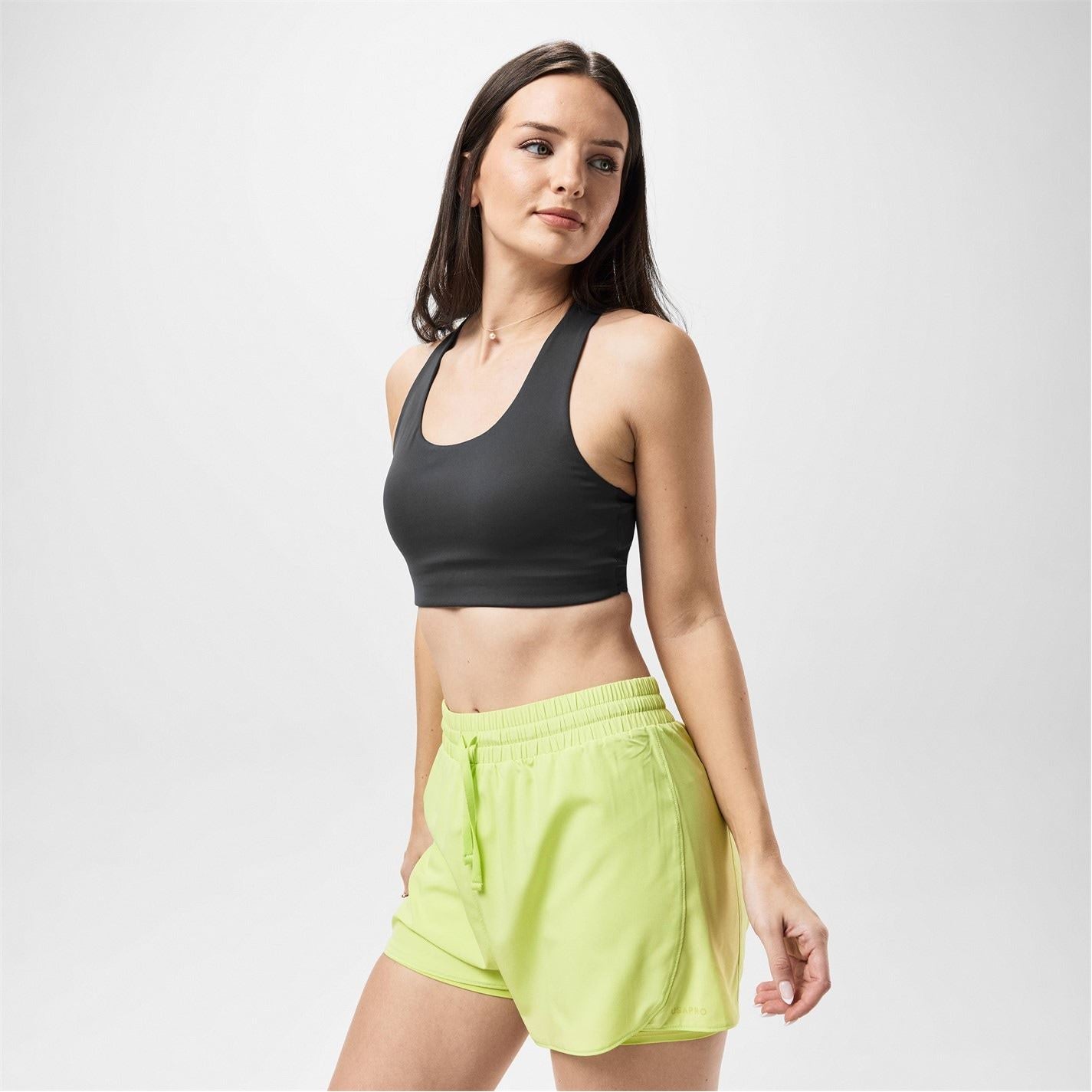 USA Pro Womens Pro Medium Impact Cross Back Bra