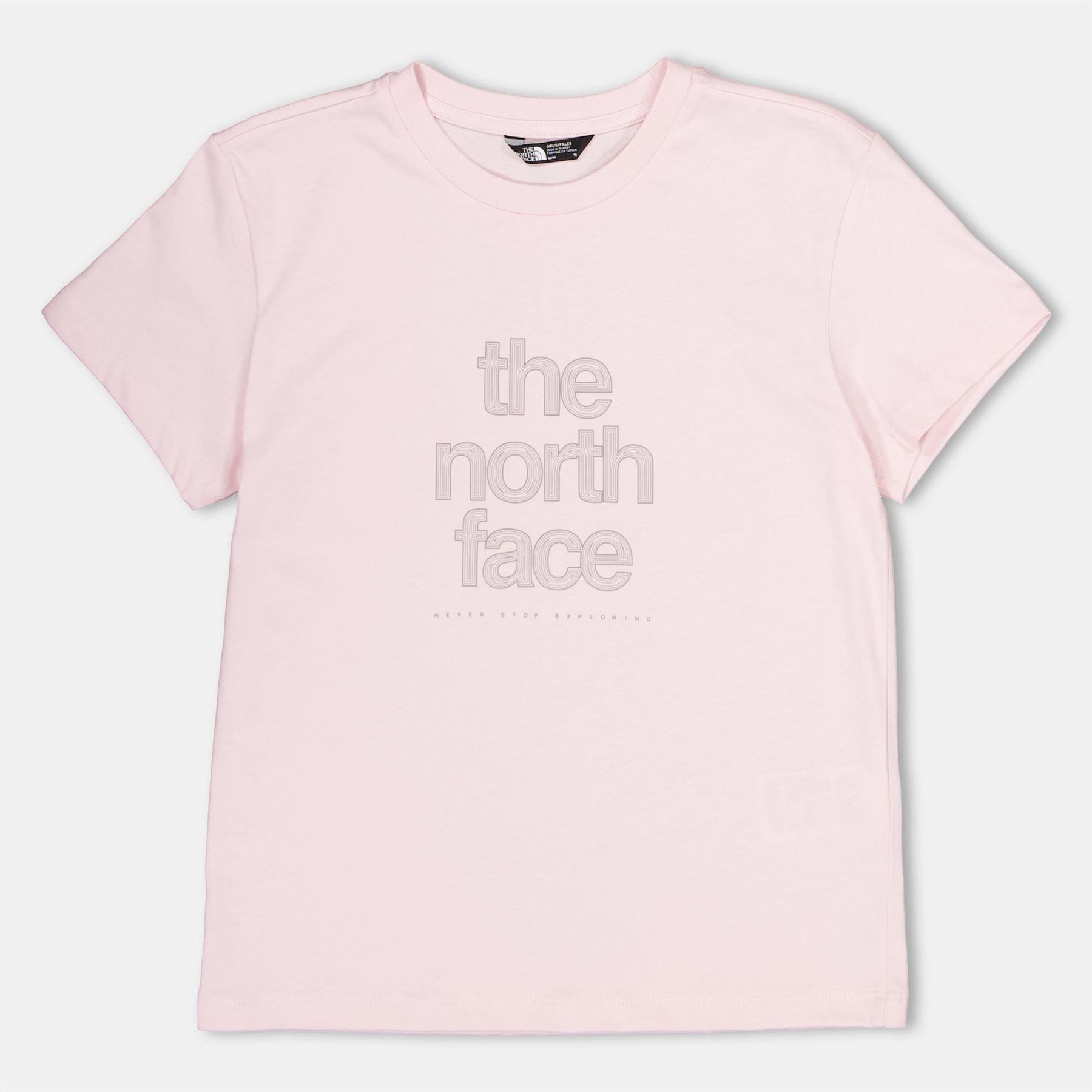 The North Face Reflective Logo Junior Regular Fit Crew Neck T-Shirt