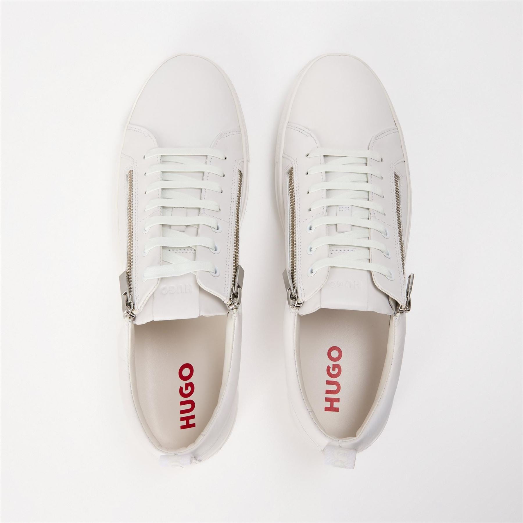 Hugo Futurism Low Top Sneakers with Zipper Closure