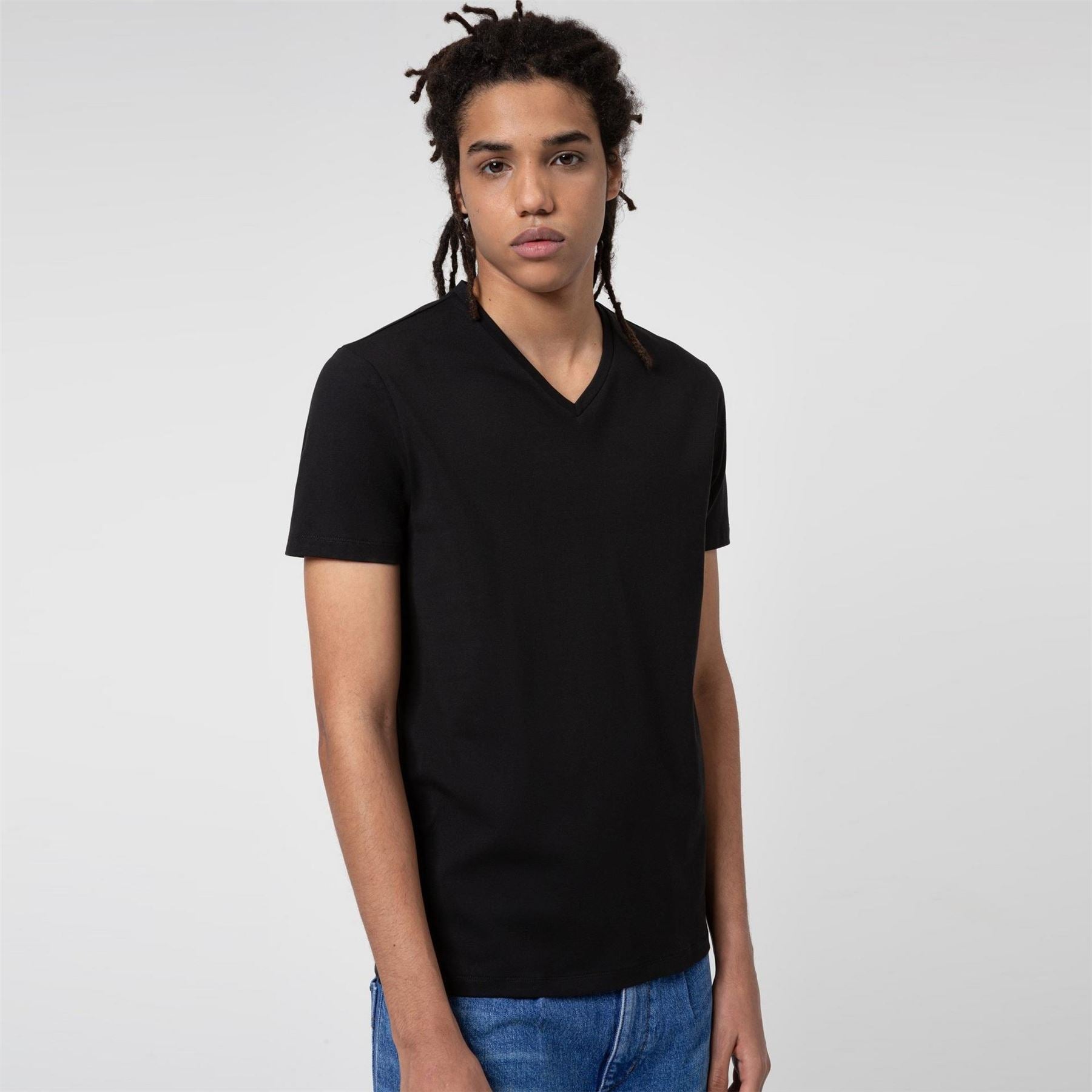 Hugo Short Sleeve V Neck T-Shirt