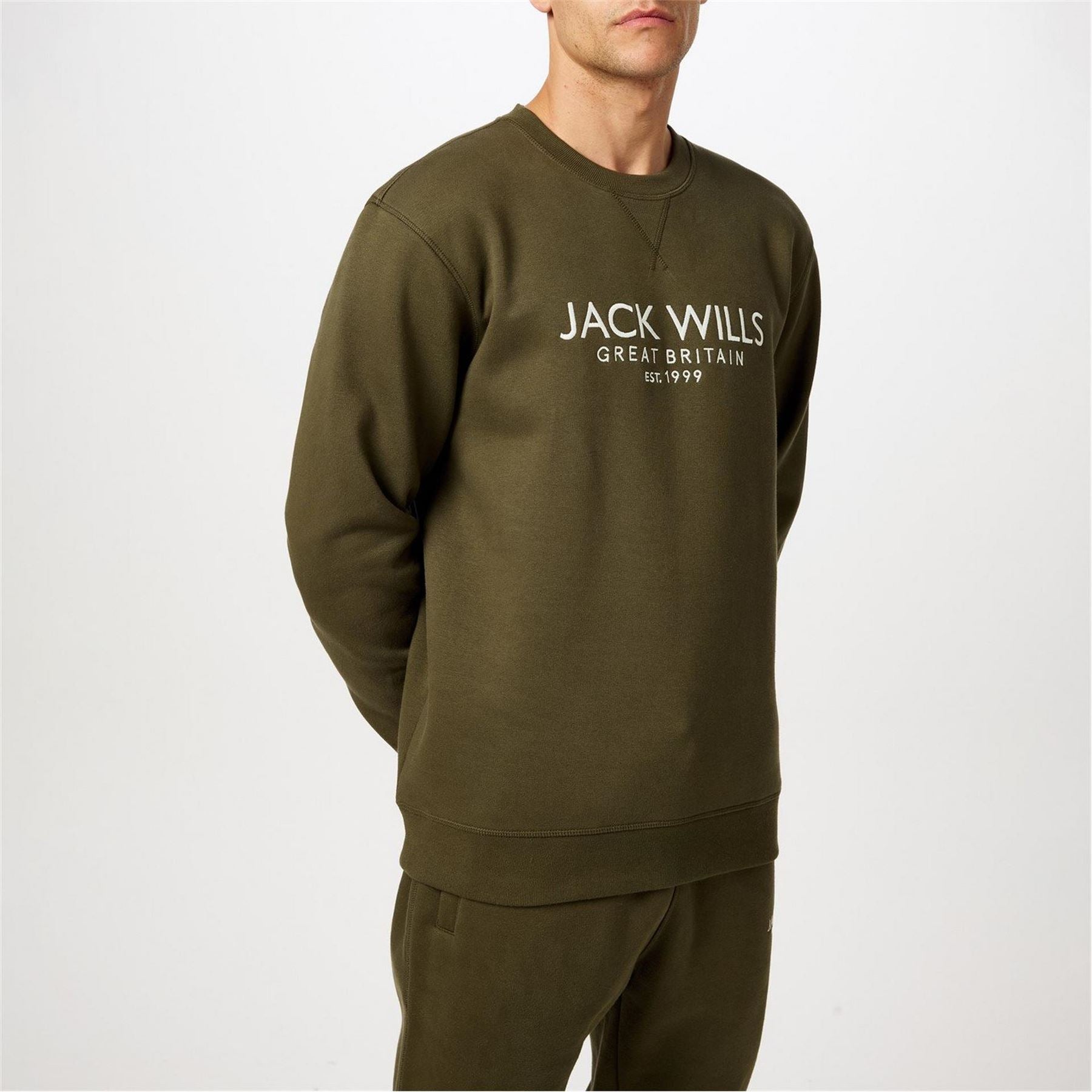 Jack Wills Belvue Graphic Logo Crew Neck Sweatshirt