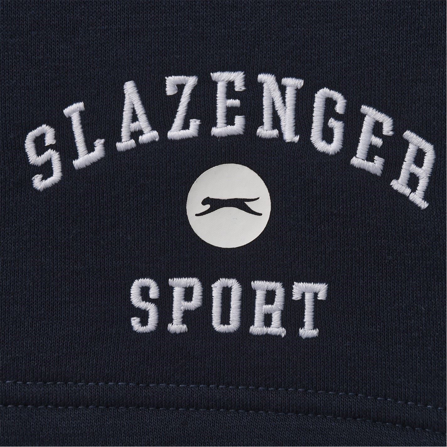 Slazenger Fleece Logo Print Athletic Shorts