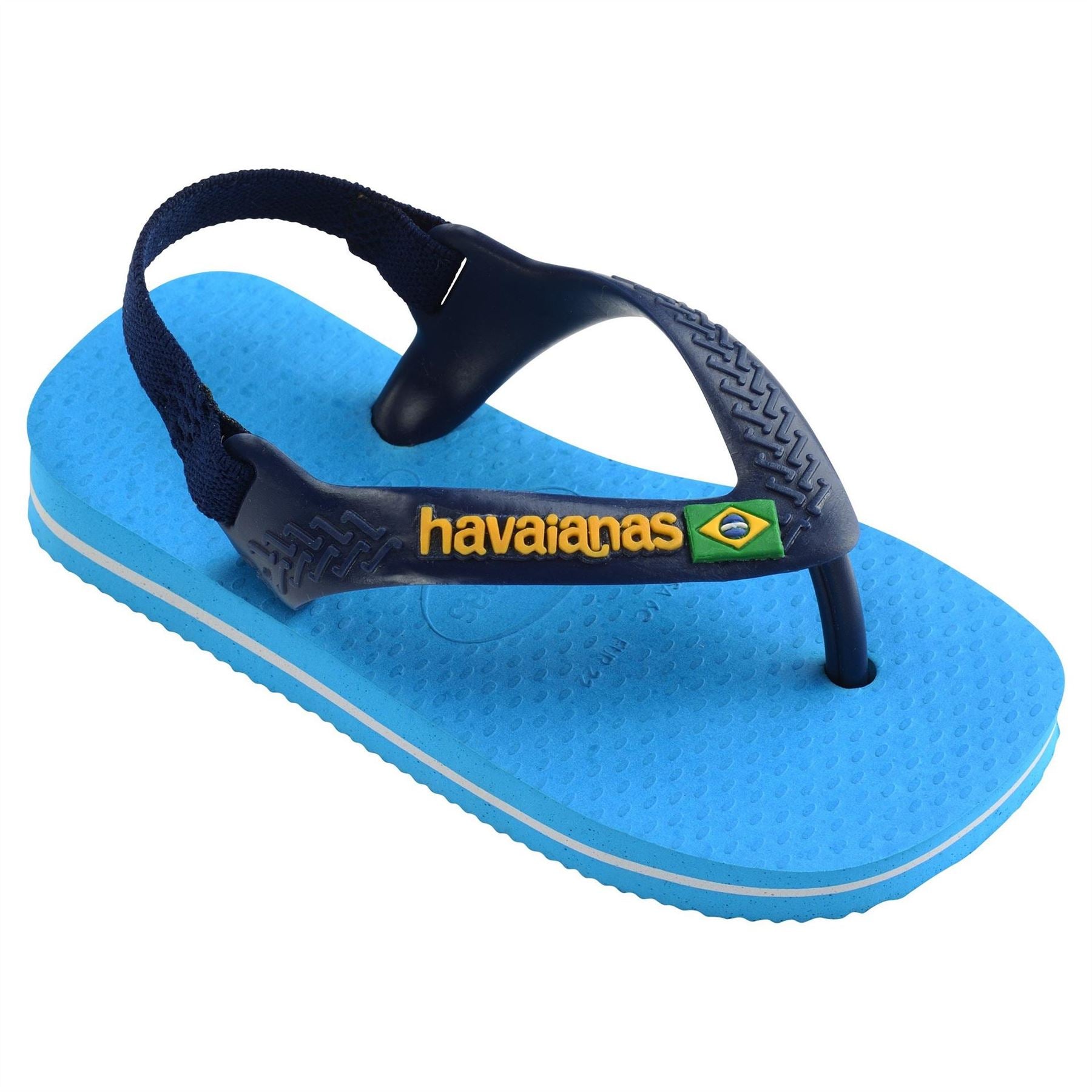Havaianas Hav. Baby Brasil Logo Ii Turquoise  Flip Flops Unisex Kids