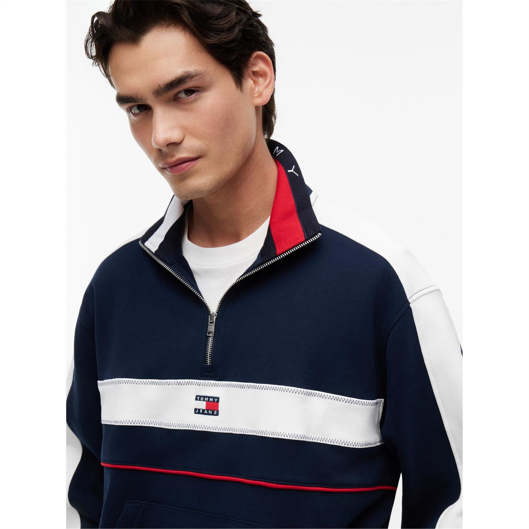 Tommy Jeans Quarter Zip Fleece