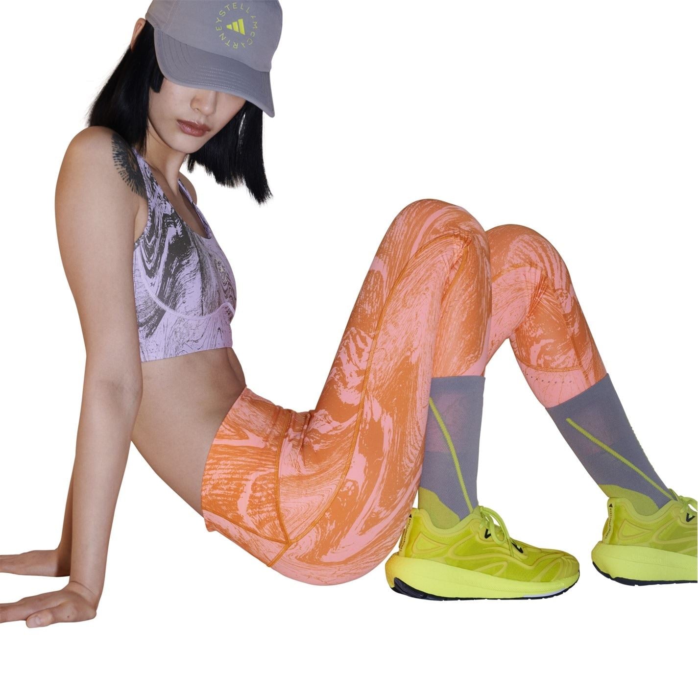 adidas Marble Patterned Shapewear Leggings