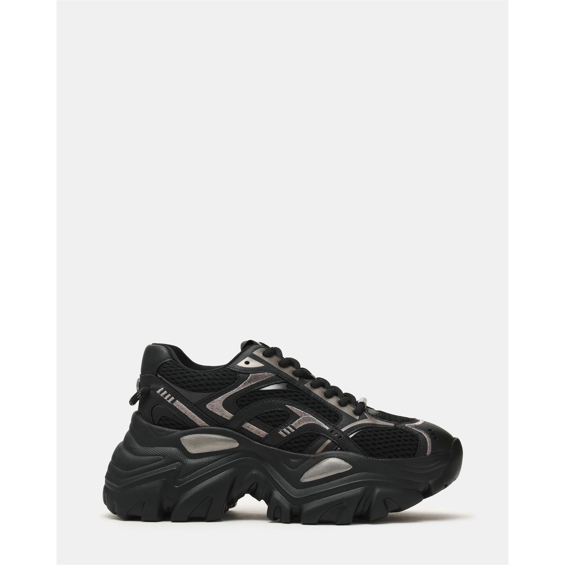 Steve Madden Raftus Lace Up Chunky Heel Sneakers
