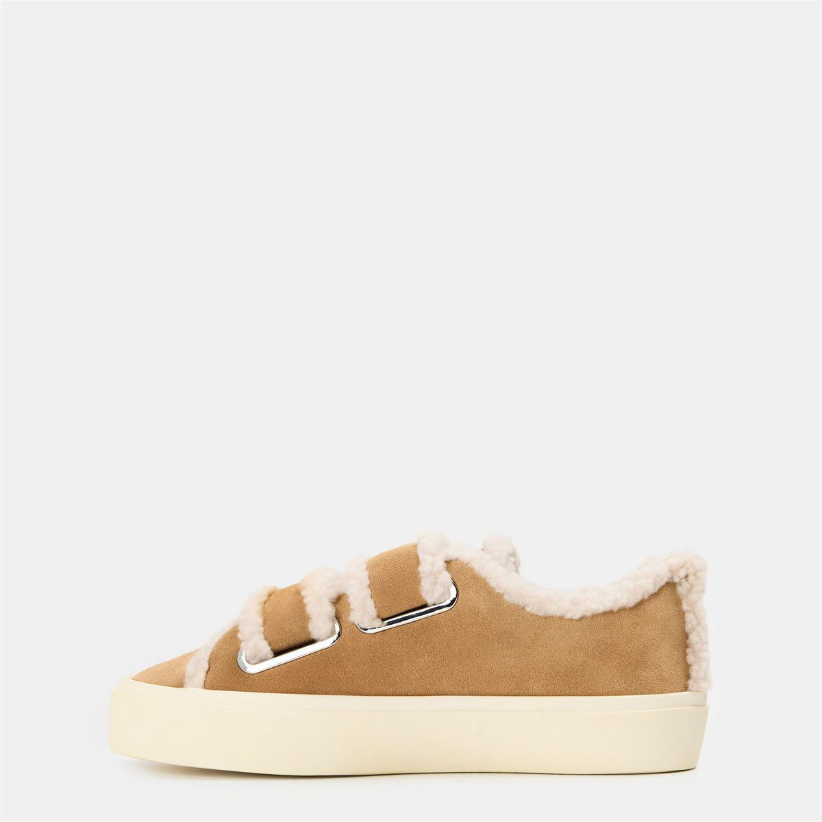 Inuikii Shearling Velcro Low Top Sneakers
