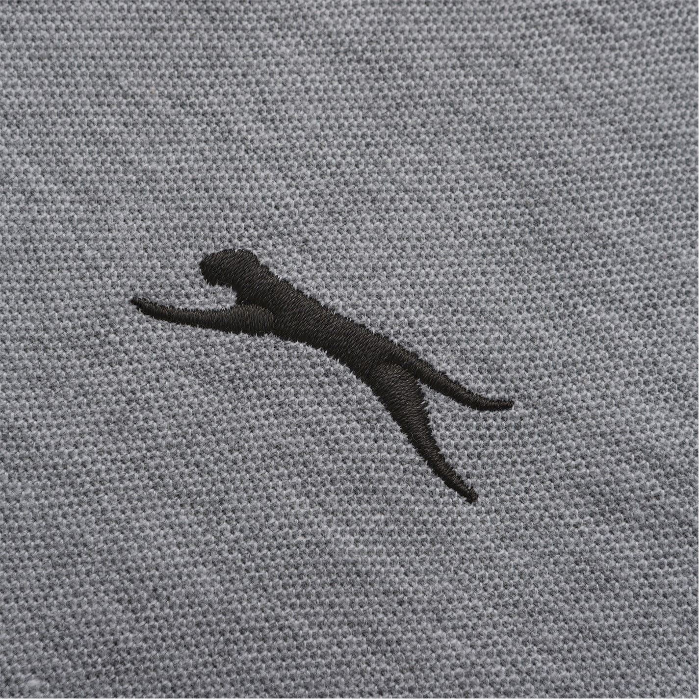 Slazenger Mens Long Sleeve Tipped Polo