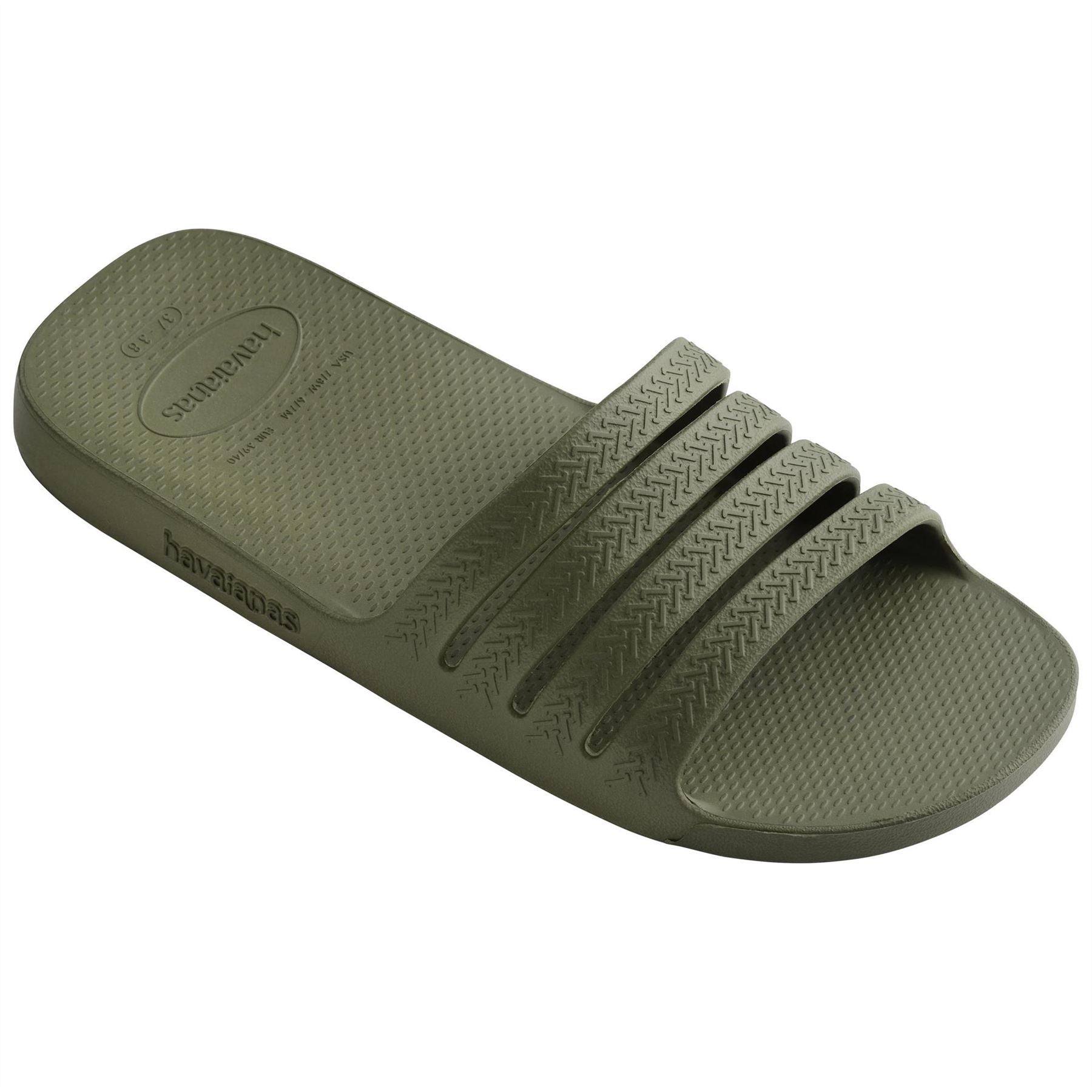 Havaianas Womens Hav. Slide Stradi Green 35 36 Flip Flops