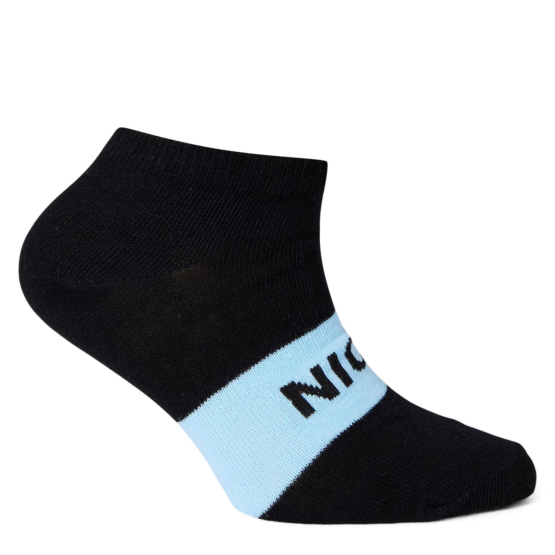 Nicce 5 Pack Lettering No Show Socks