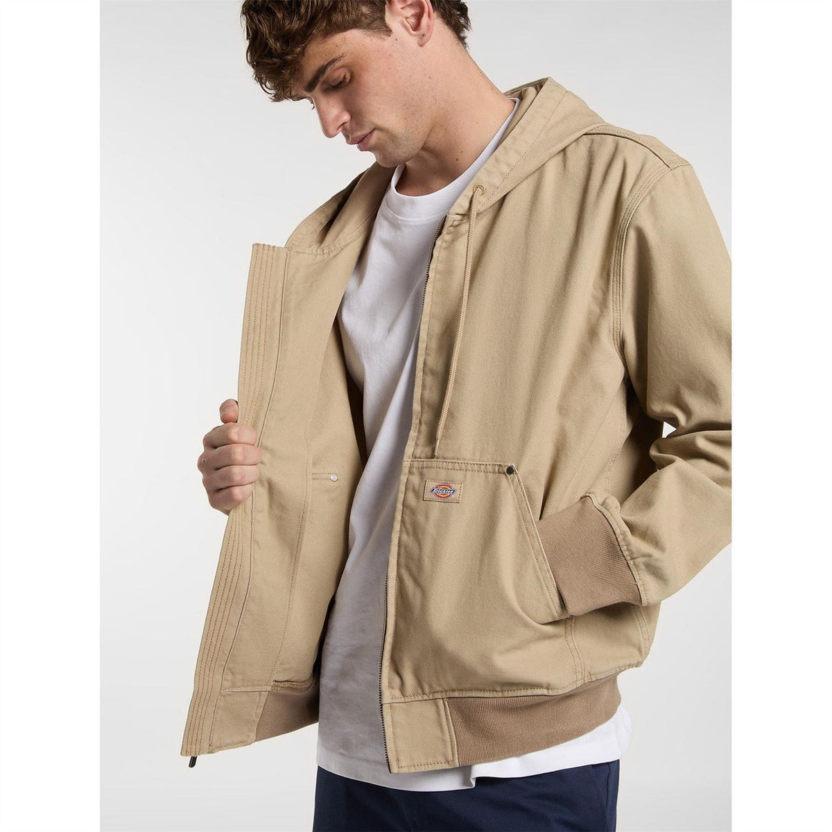 Dickies Mens Canvasas Hood Bomber