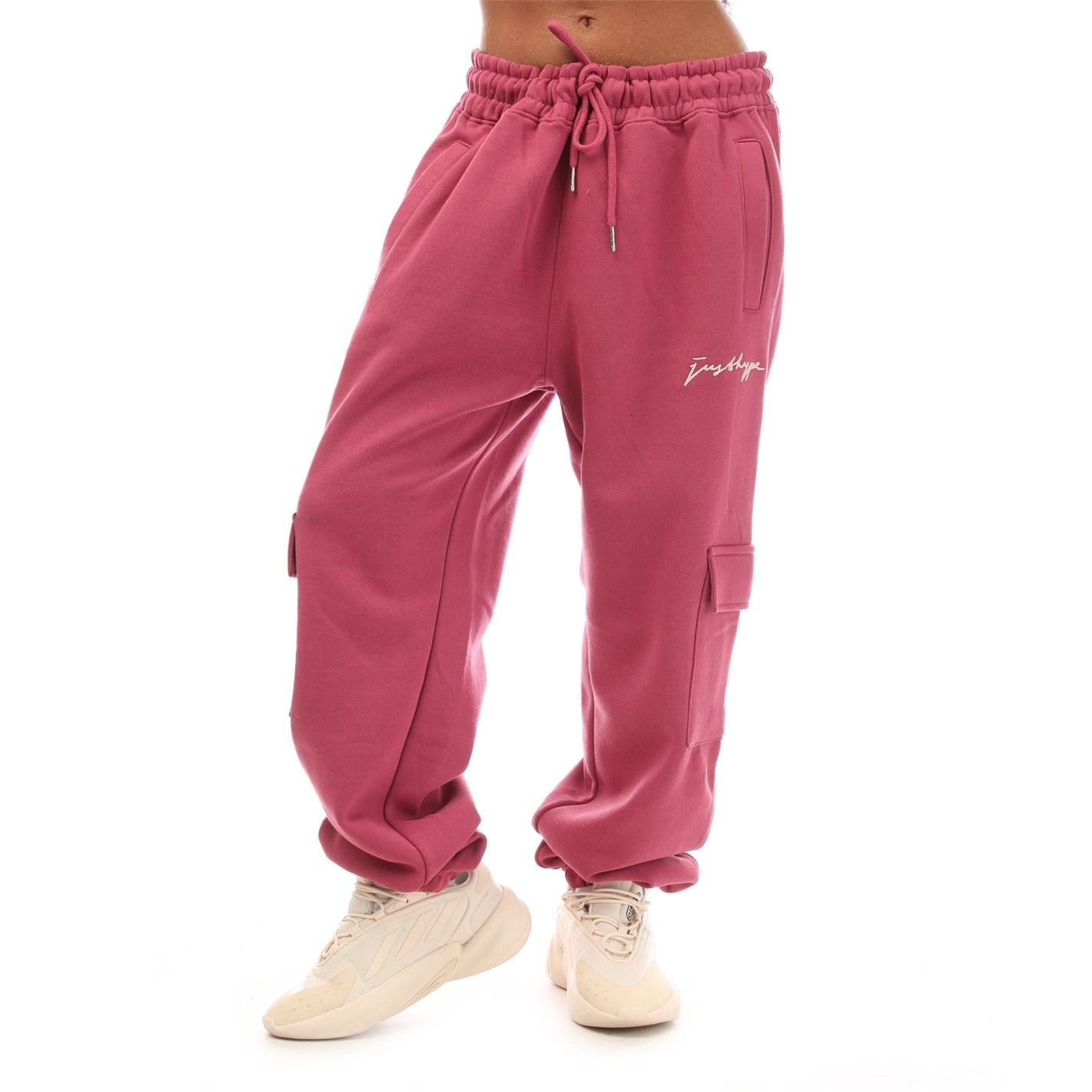 Hype Solid Patterned Cargo Combat Joggers