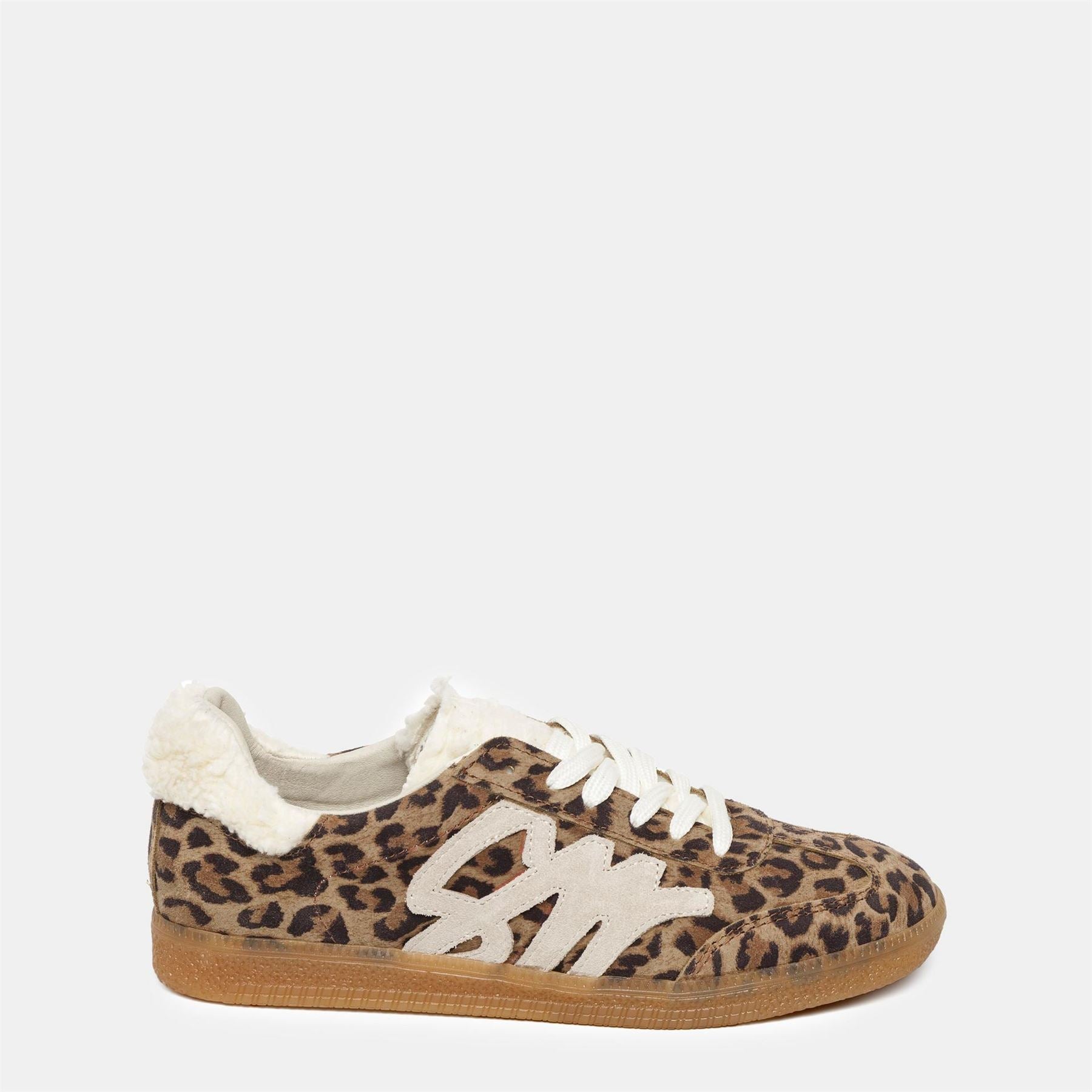 Steve Madden Elora Leopard Patterned Low Top Sneakers