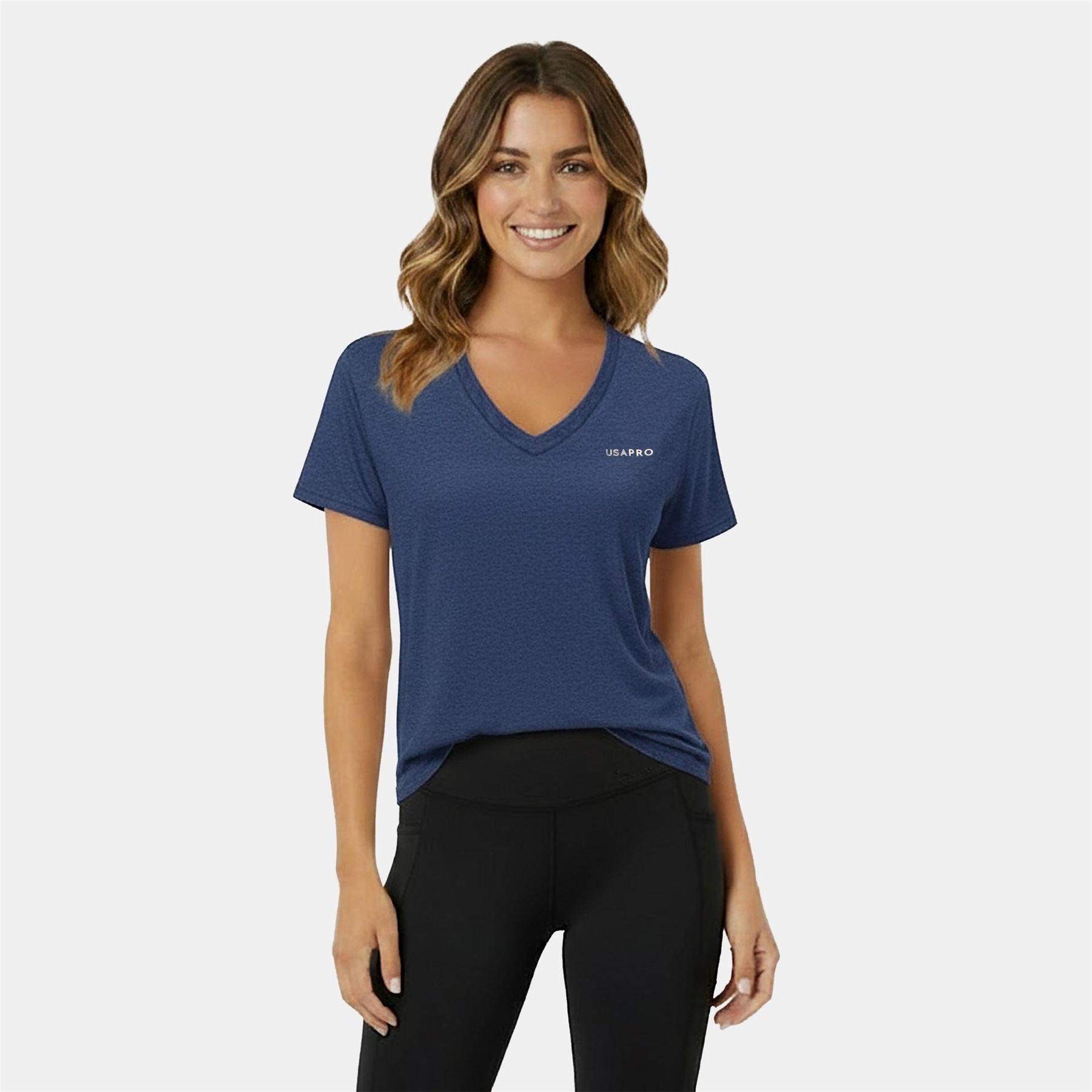 USA Pro Pro Tech V Tee Ladies