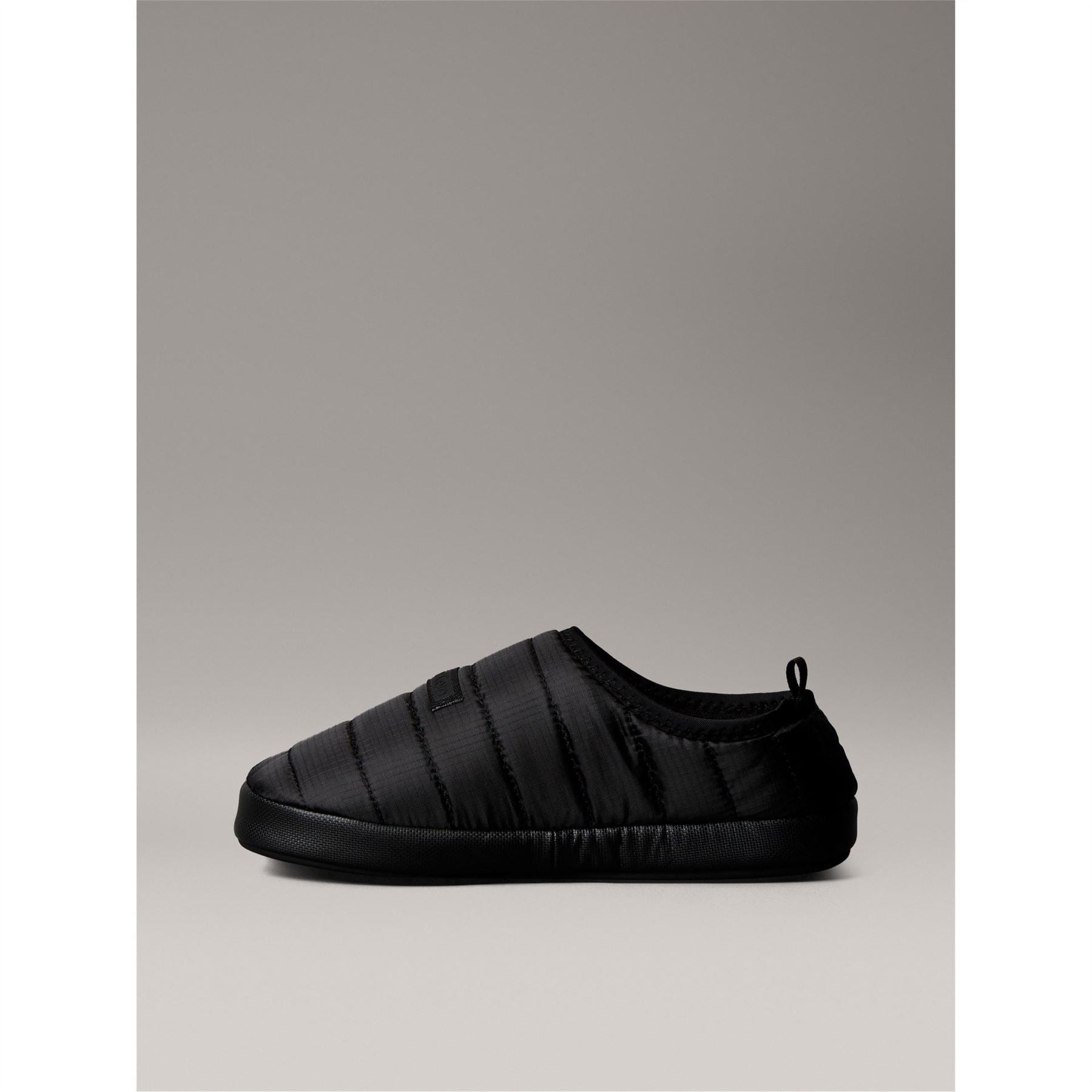 Calvin Klein Puffer Moccasin Slippers with Closed Toe