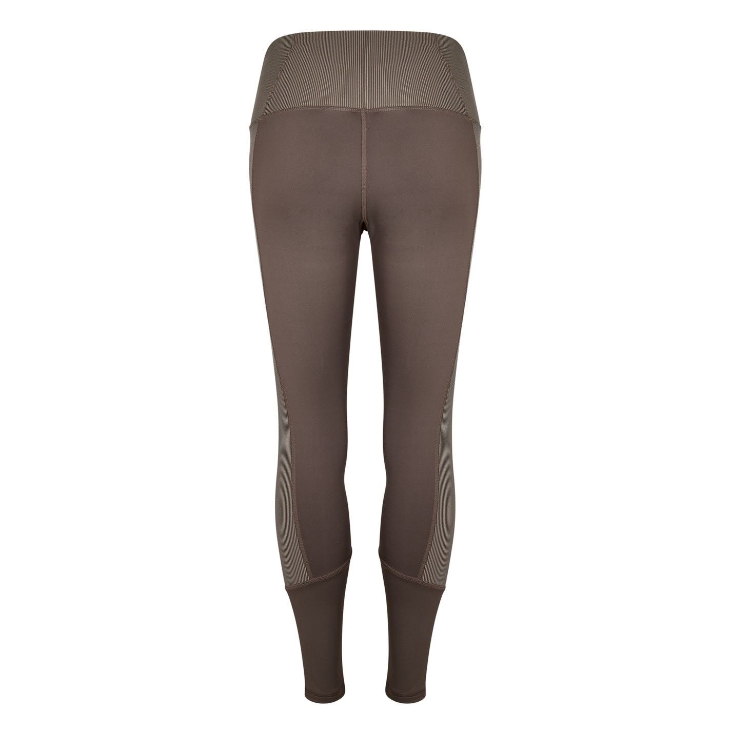 Reebok Womens Rib High Rise Leggings Gym Legging