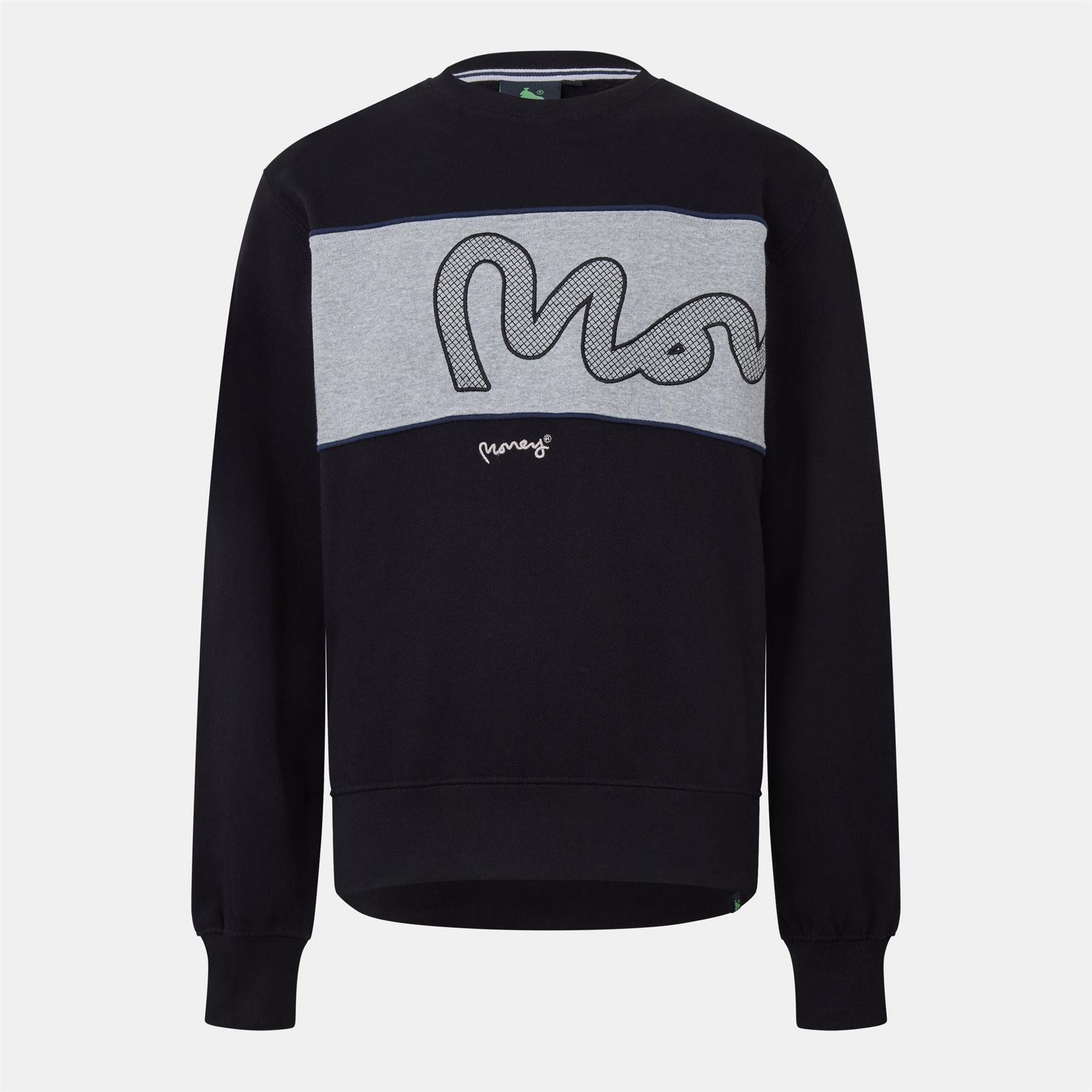 Money Regular Fit Crew Neck Long Sleeve Sweatshirt