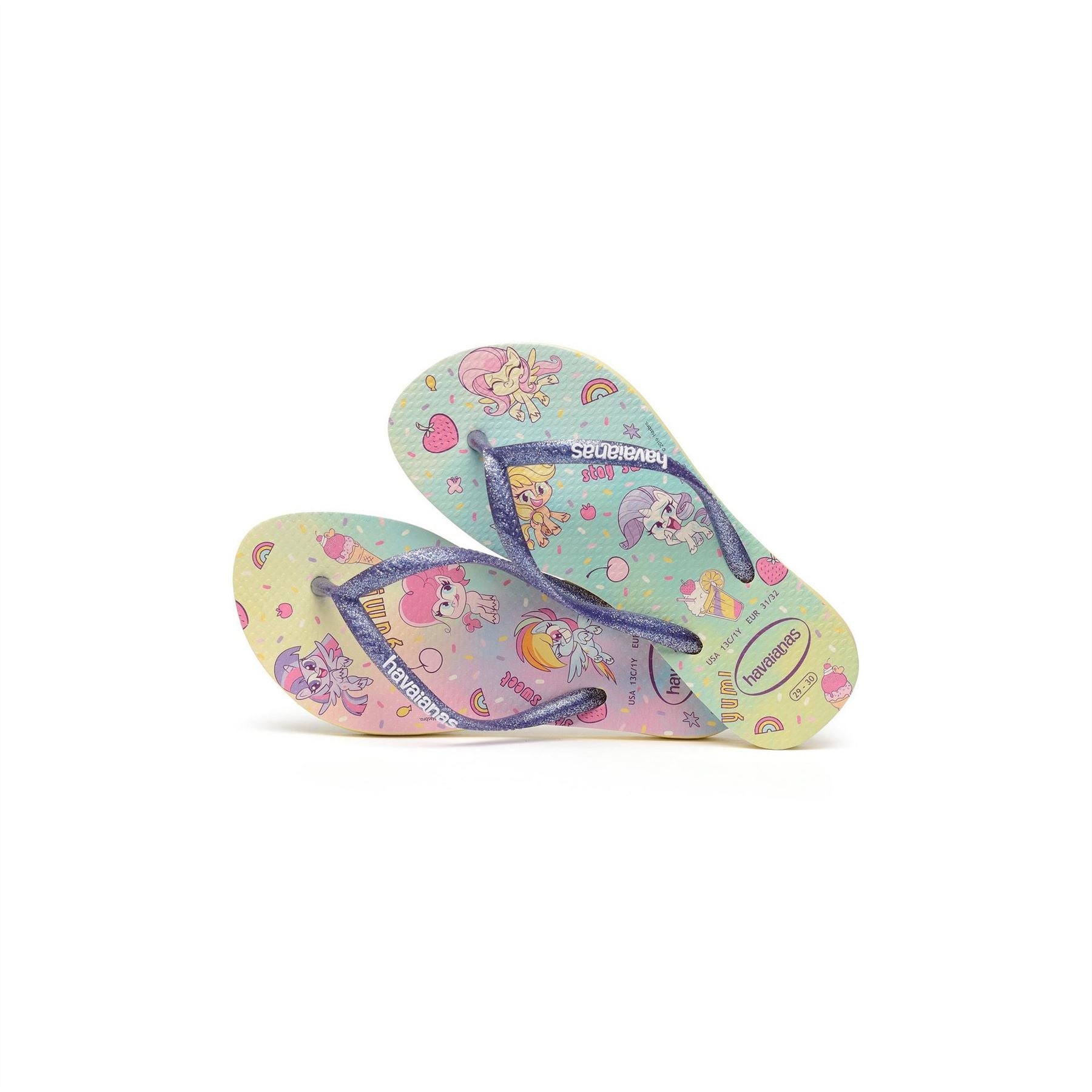 Havaianas Hav. Kids Slim Pony Lemon Flip Flops Womens
