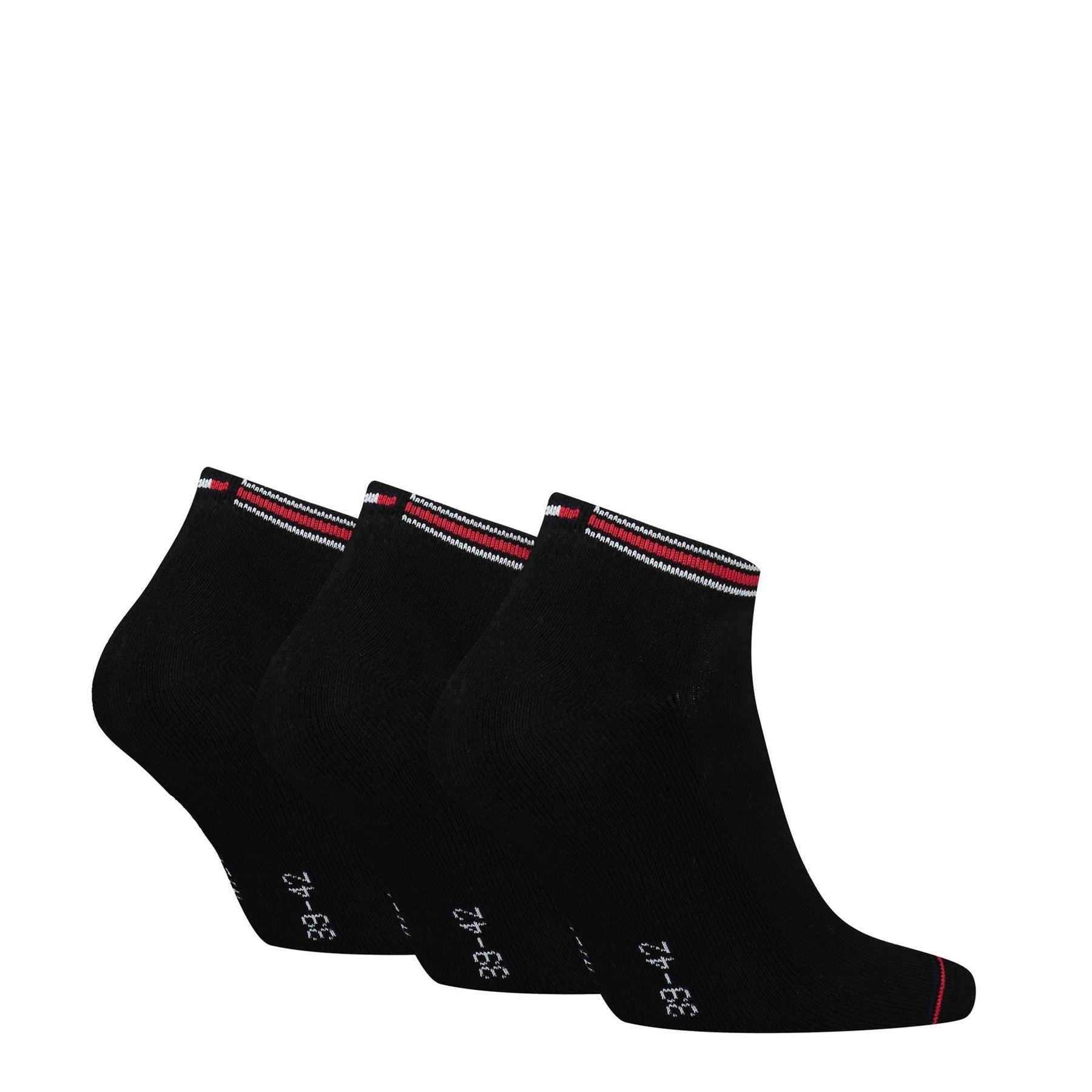 Tommy Hilfiger Mens 3 Pack Sports Trainer Socks