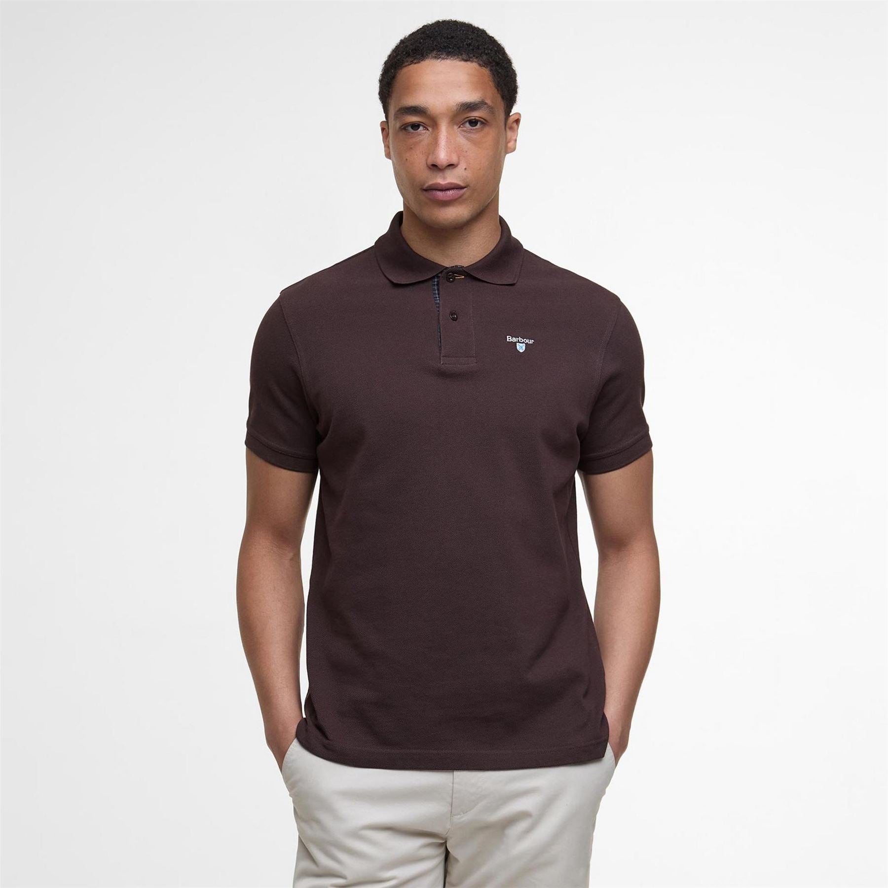 Barbour Tartan Pique Polo Shirt