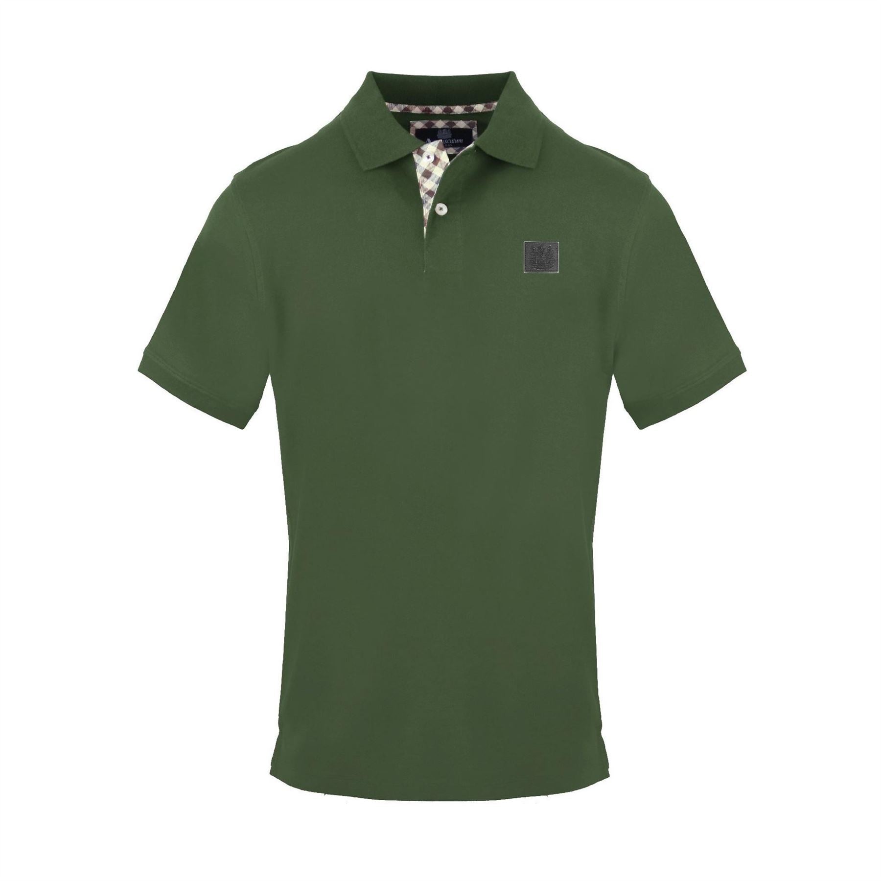 Aquascutum Collared Neck Short Sleeve Polo Shirt