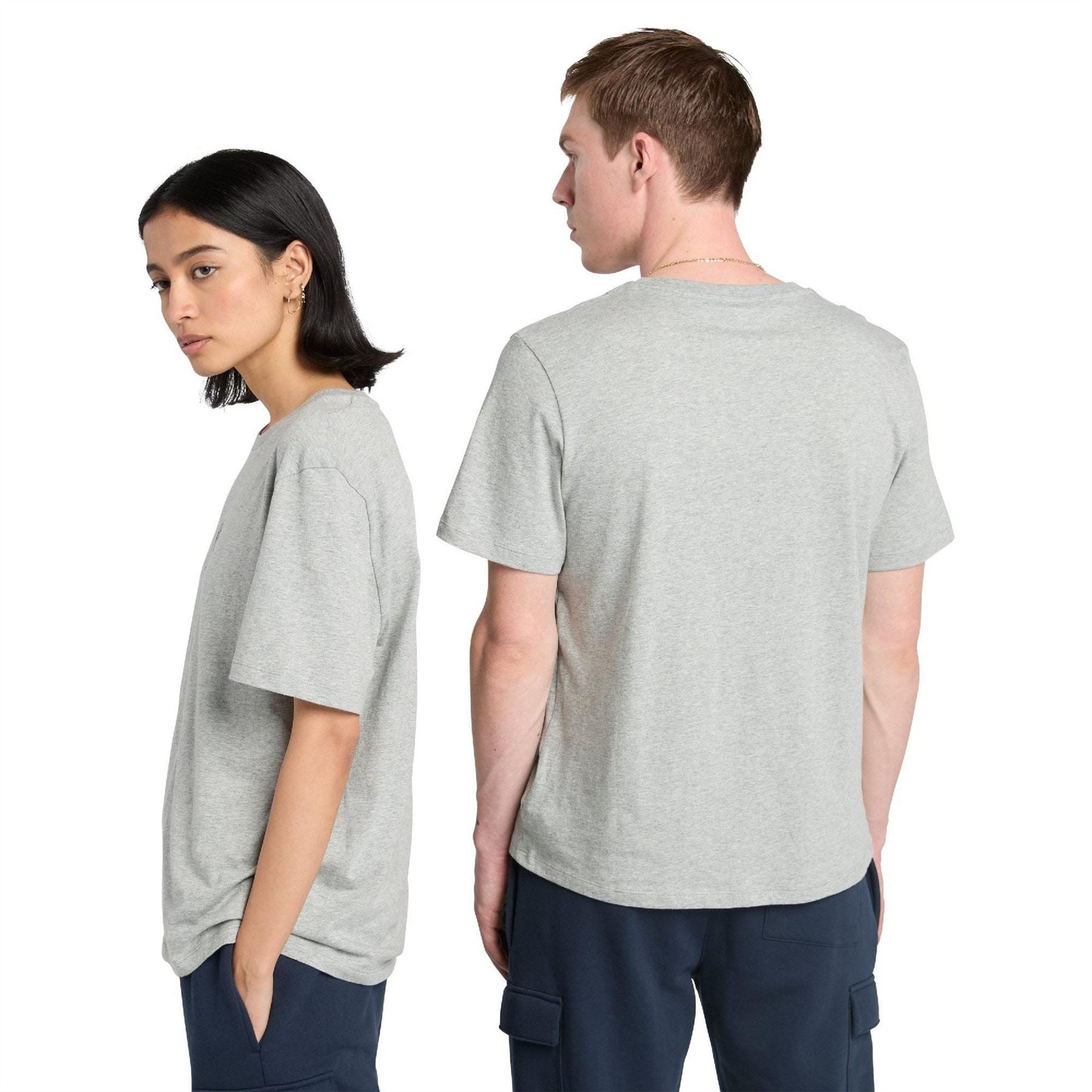 Timberland Print Stack Logo Short Sleeve T Shirt