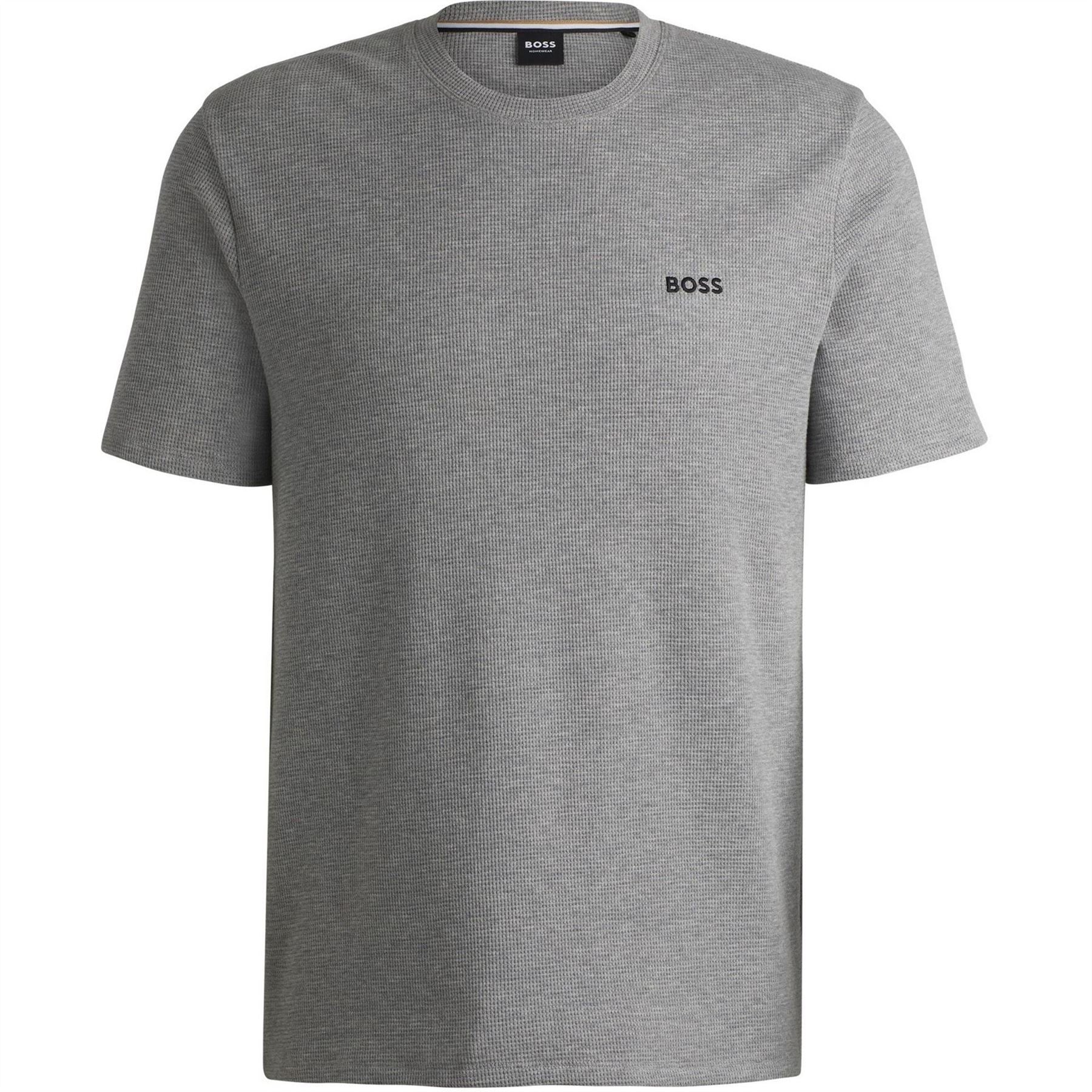 Boss BOSS Bodywear Waffle T Shirt with Structured Design