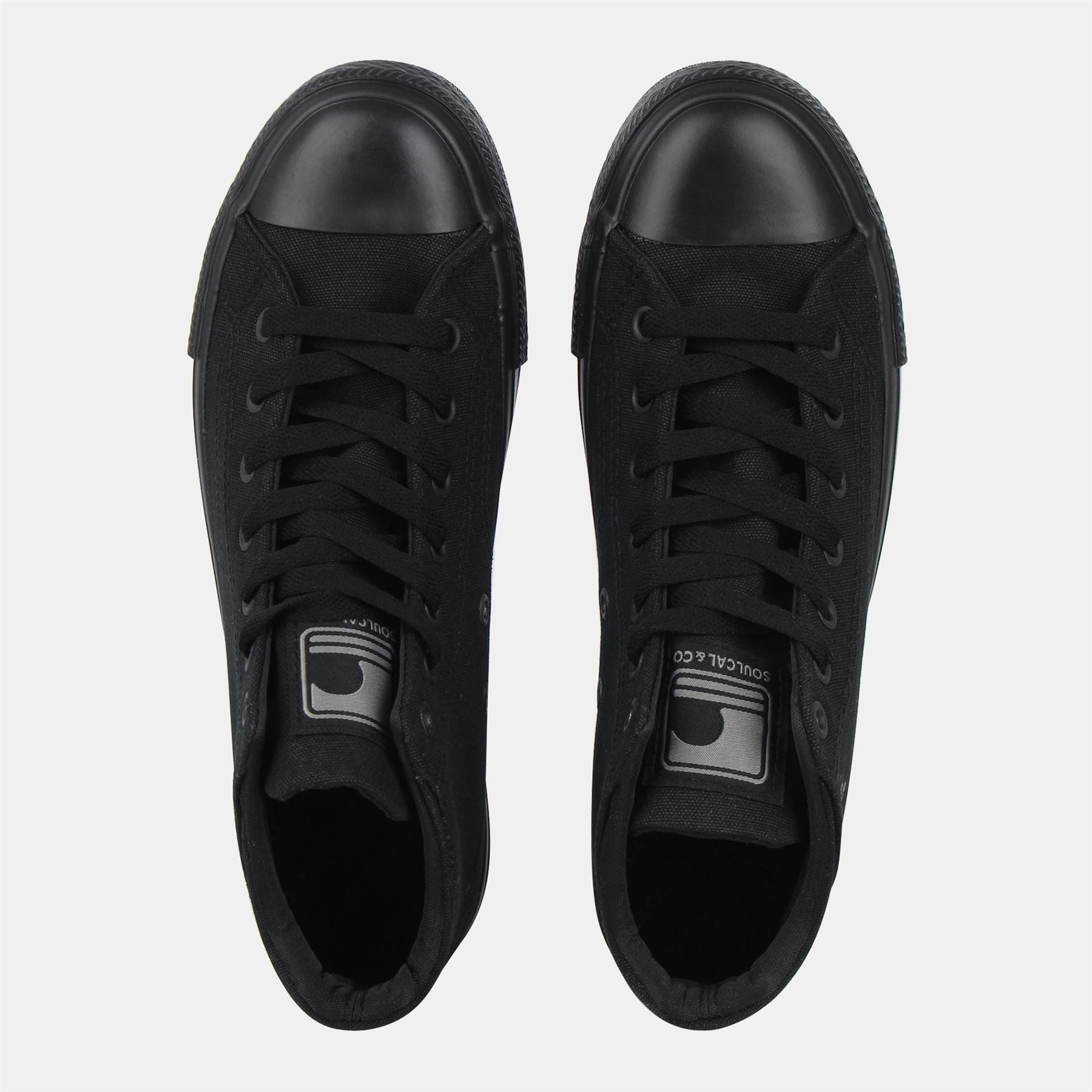 SoulCal Kids Canvasas Lace Up High Top Trainers