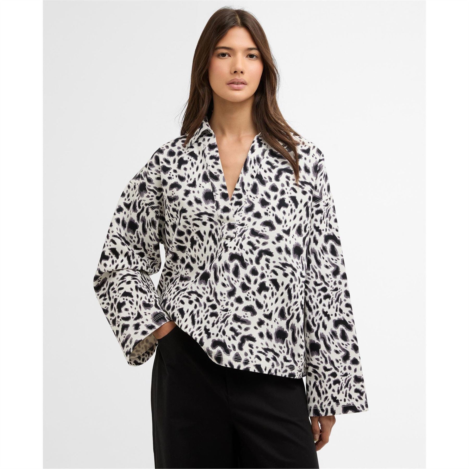 Barbour International Long Sleeve Patterned Shirt