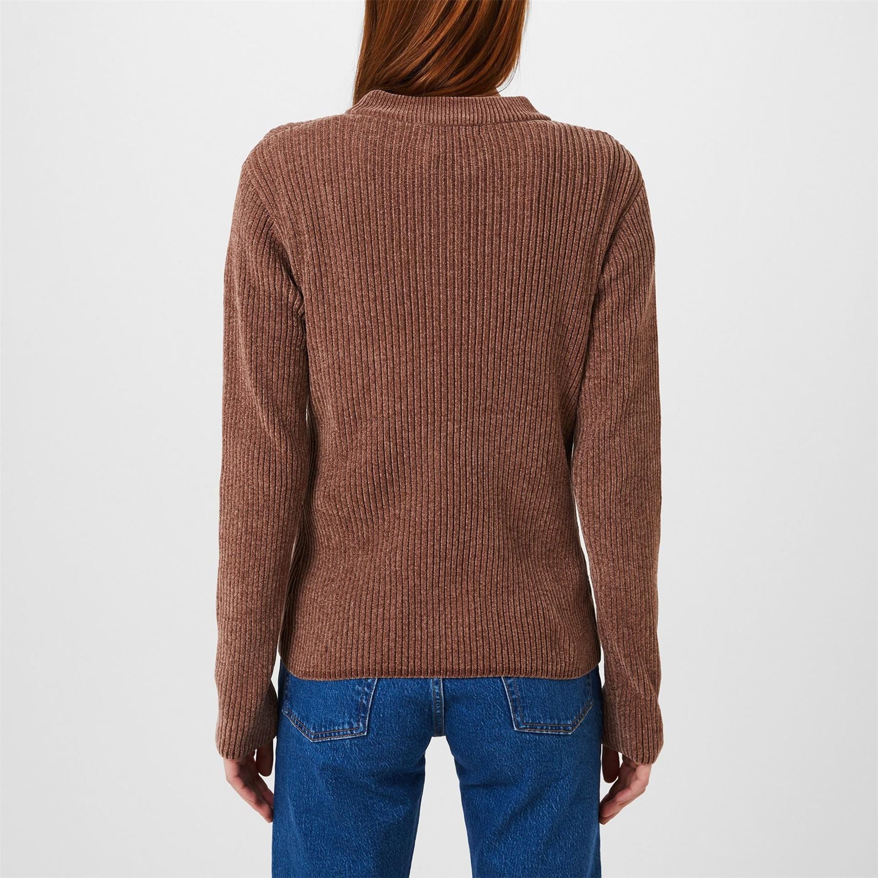 Fred Perry Chenille Rib Knitted Top