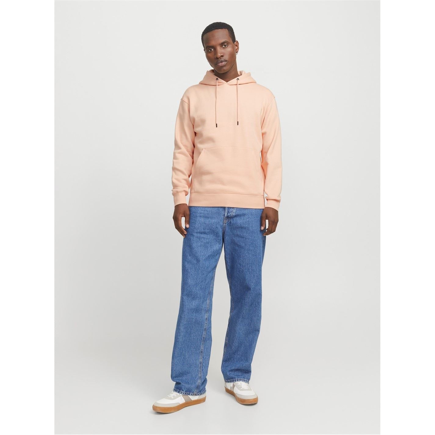 Jack and Jones Regular Fit Hooded Neck Kangaroo Pocket Sweatshirt