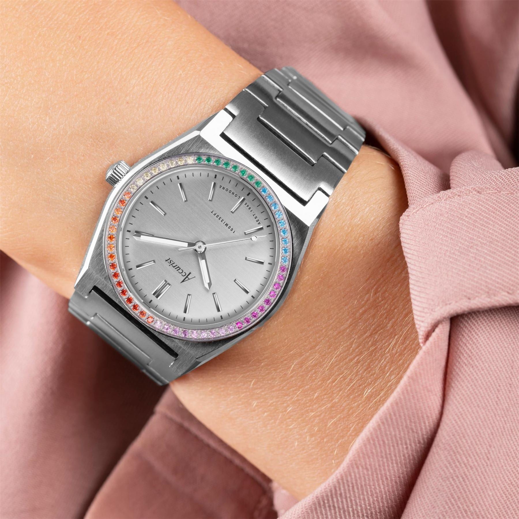 Accurist Womens Stainless Steel Classic Analogue Quartz Watch