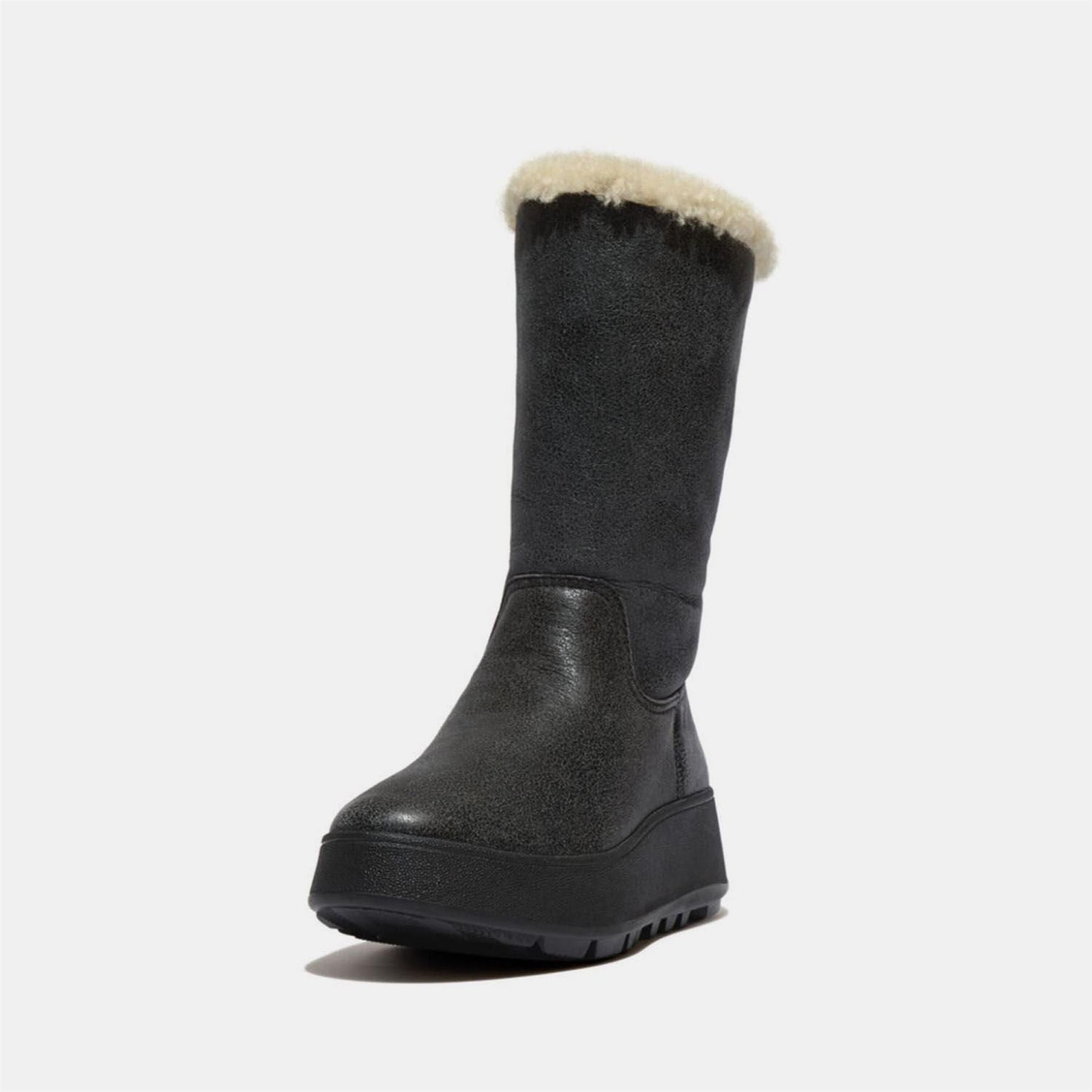 Fitflop Mode Shearling Flatform Boots