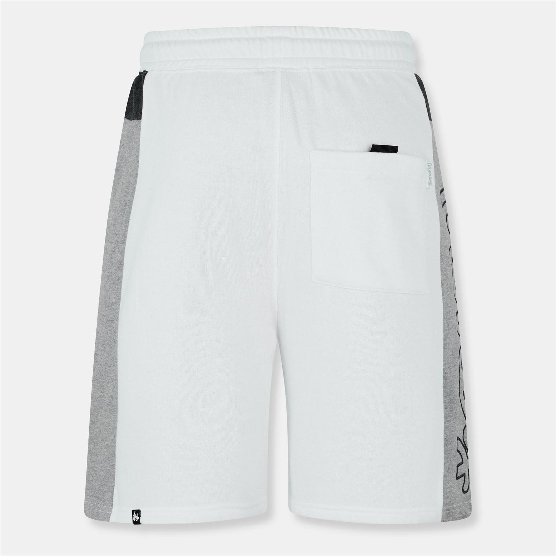 Money Cut Down Bermuda Shorts with Bold Logo